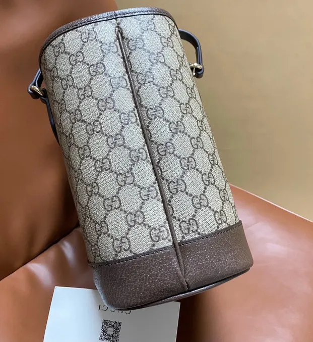 Gucci 棕色 米色 托特包 ▫ 尺 大容量托特款