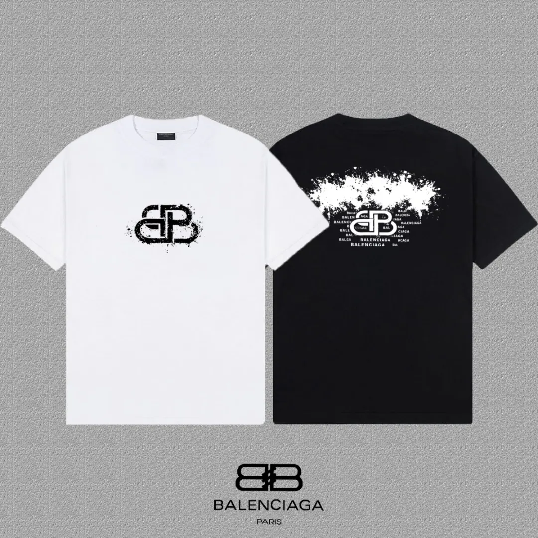 Balenciaga Paris 黑色 短袖T恤