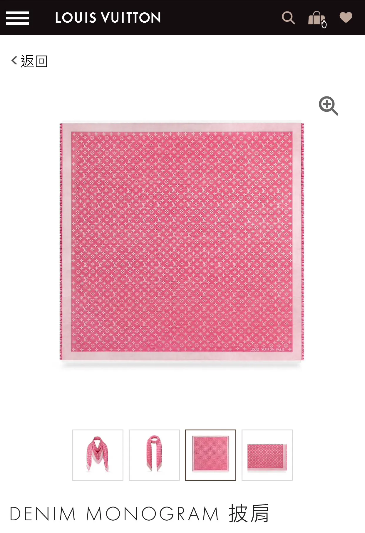 Louis Vuitton Wool Scarf