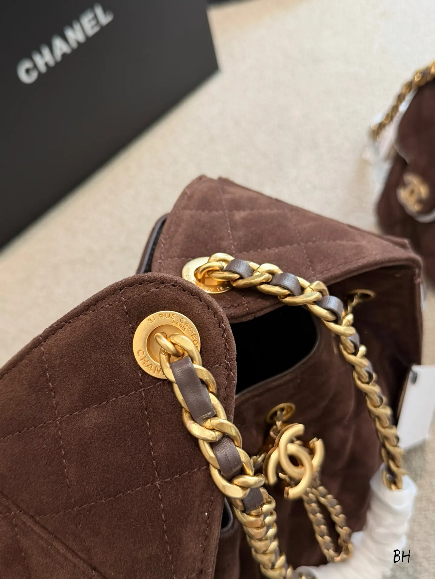 Chanel Brown Chain Bag