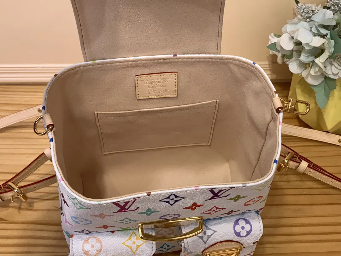 LV 牛皮 双肩包 实用双肩款