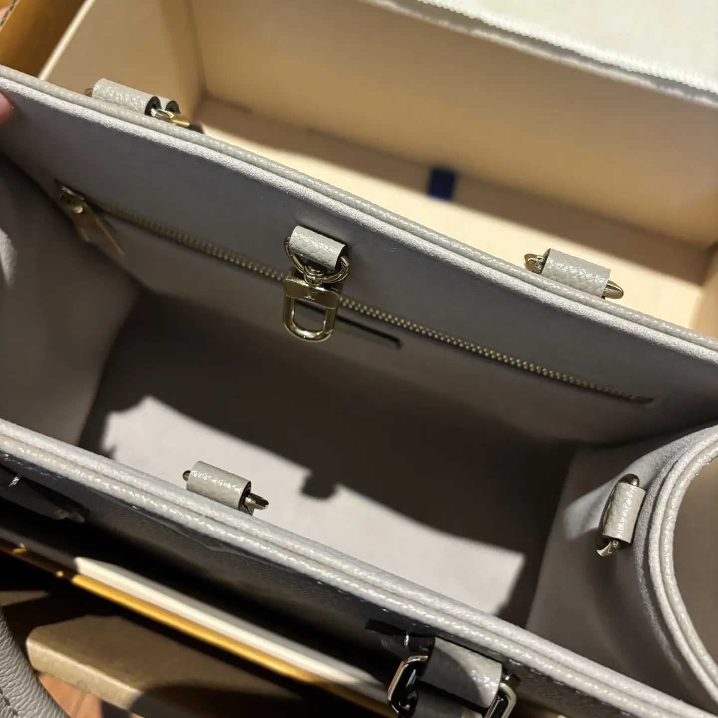 Gray Chain Bag