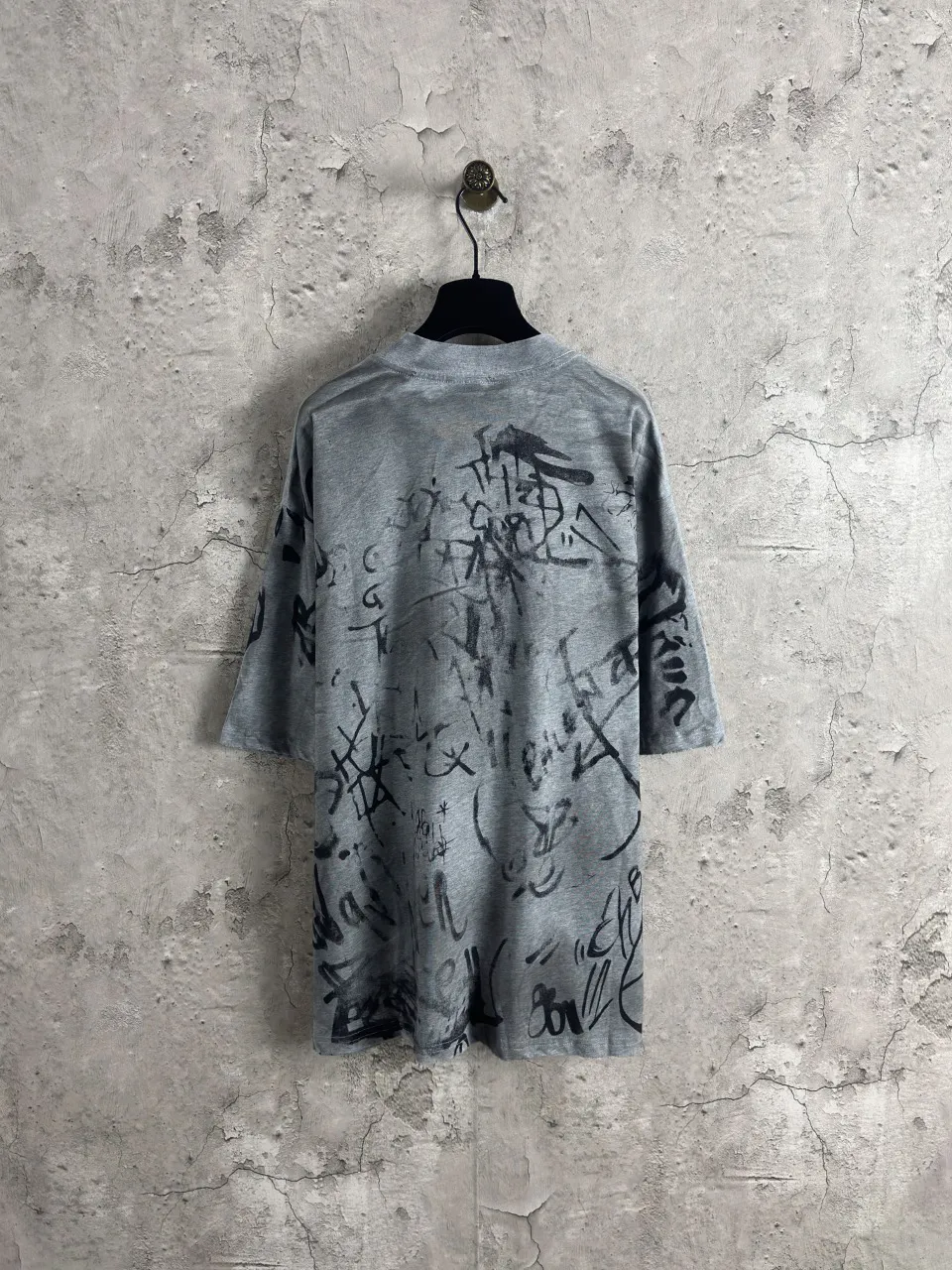Balenciaga 花灰 刺绣 短袖T恤