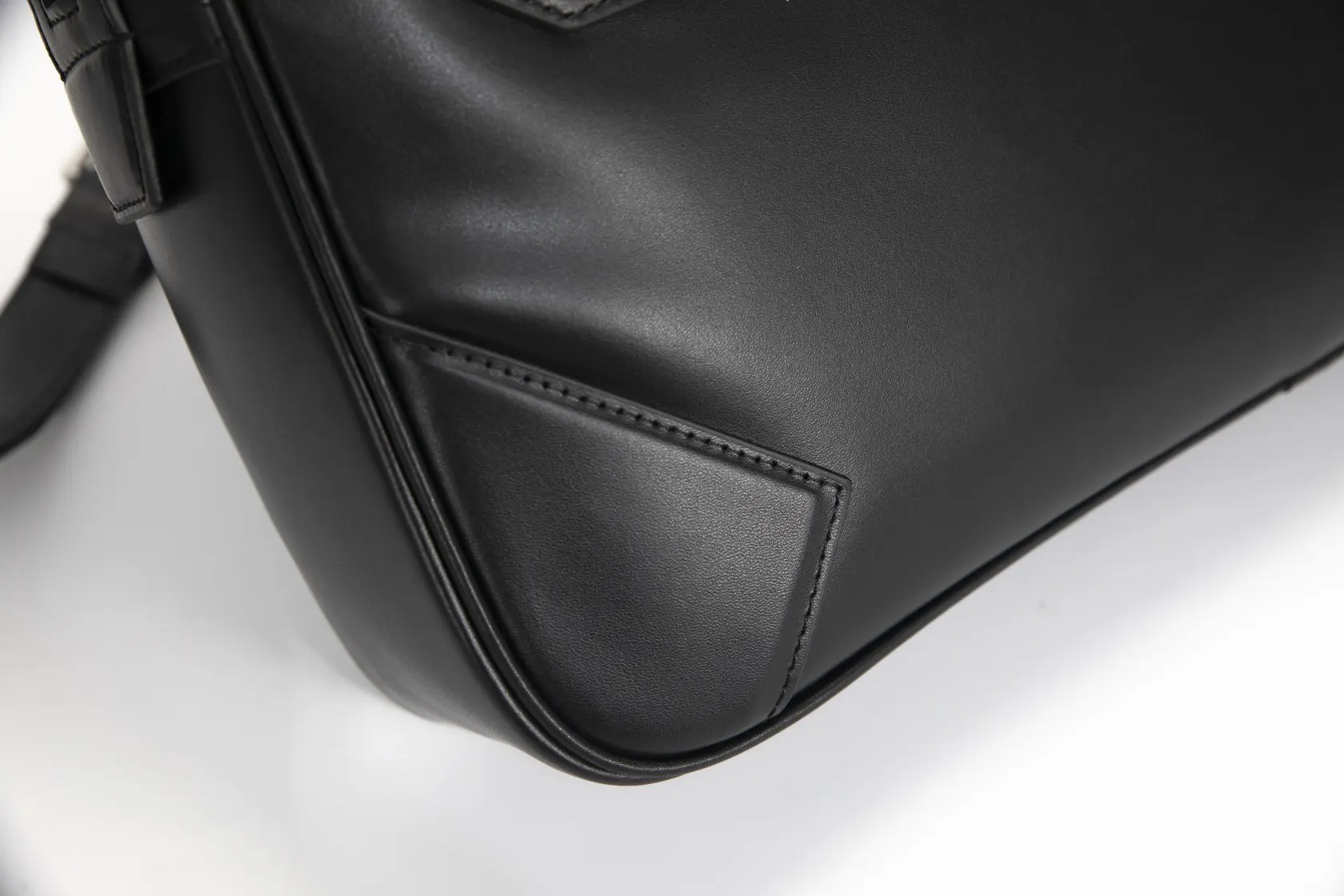 Black Briefcase Business Commuter Leather