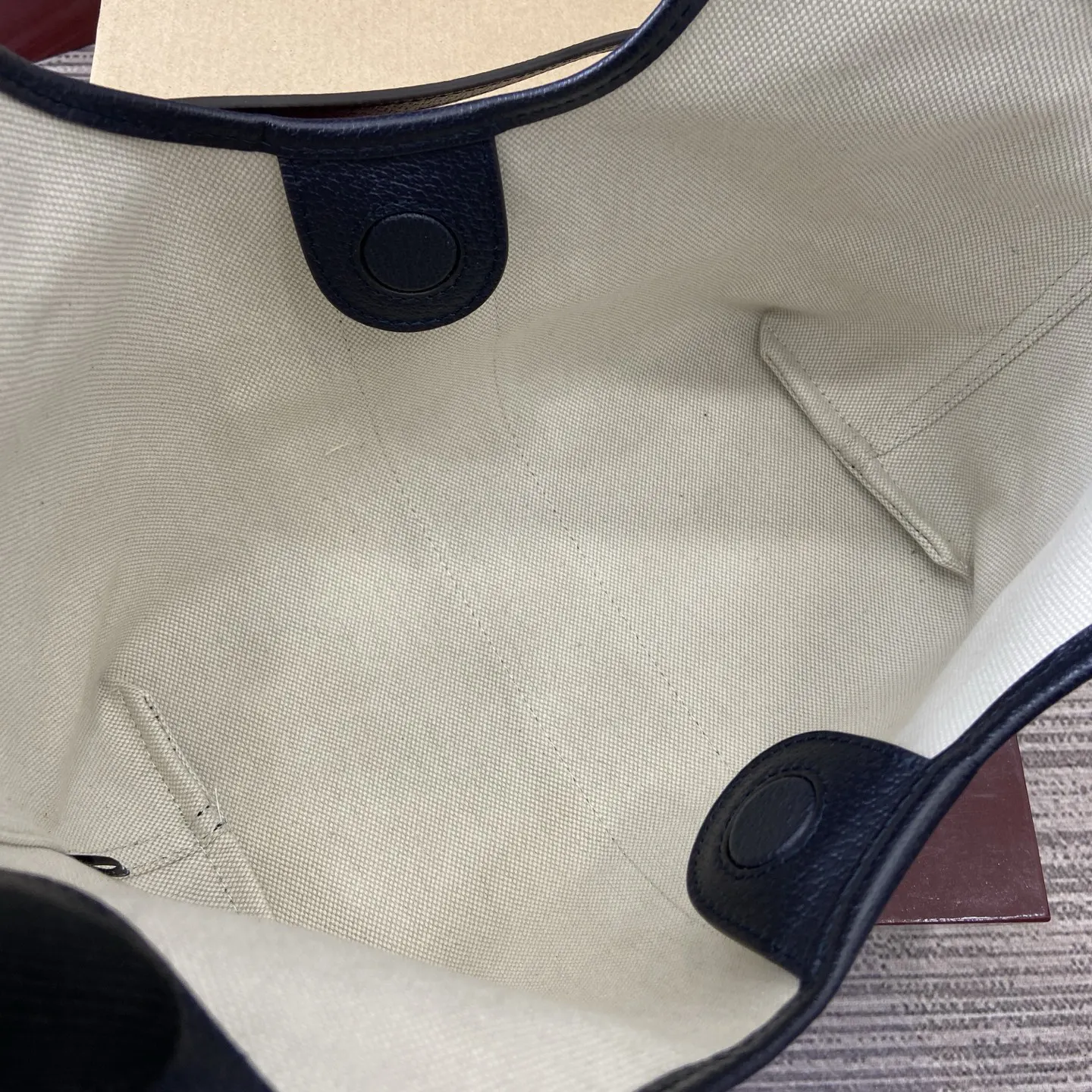 Gucci 藍色 牛仔 手提包 通勤手提款