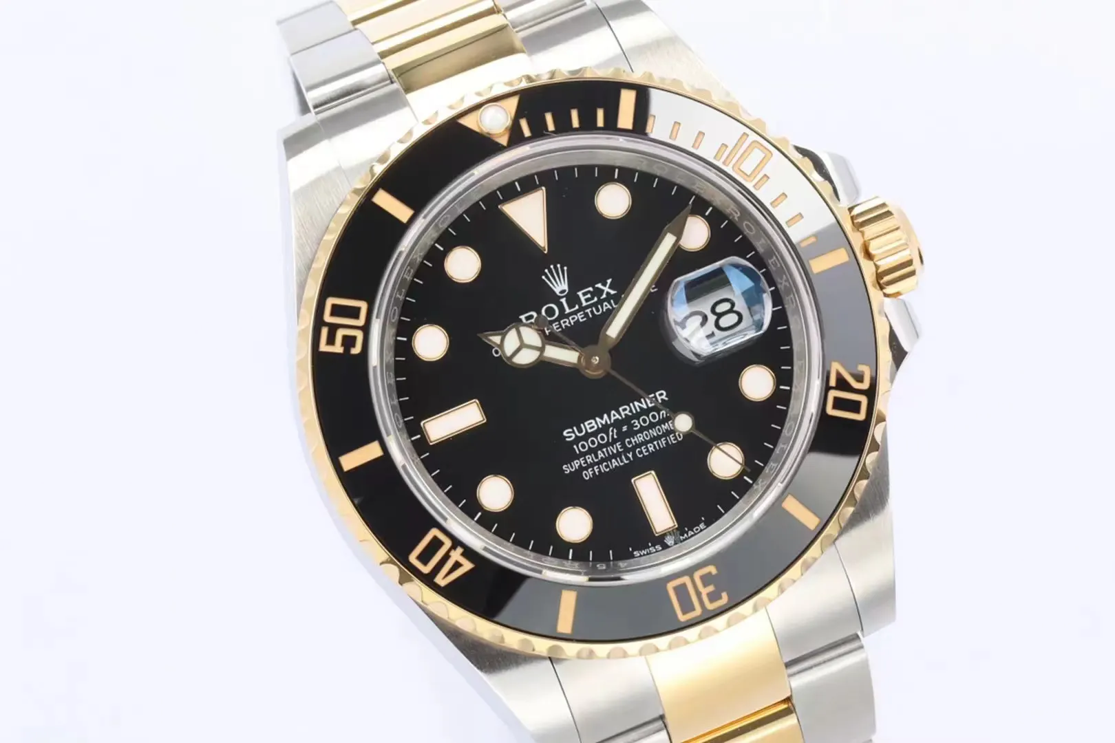 Rolex 藍色 金色 ⃣ 与 一致厚度 表径 手錶 經典腕表款