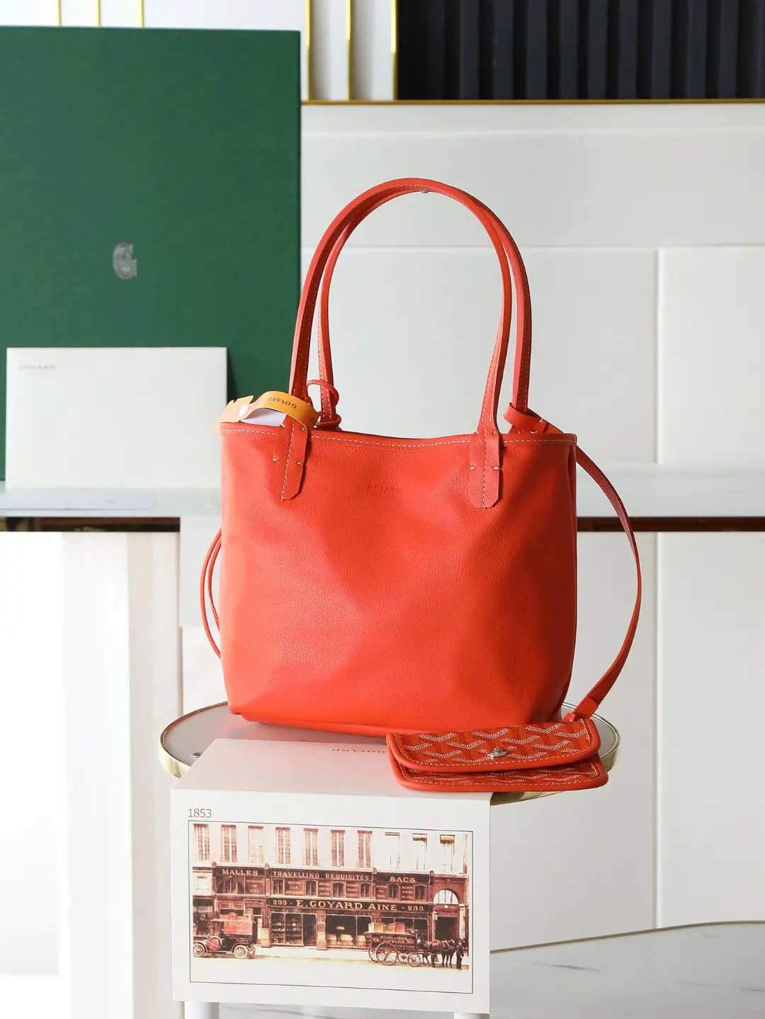 Goyard 灰色 小牛皮 手提包 通勤手提款(數字9) Goyard 灰色 小牛皮 手提包 通勤手提款(數字9)