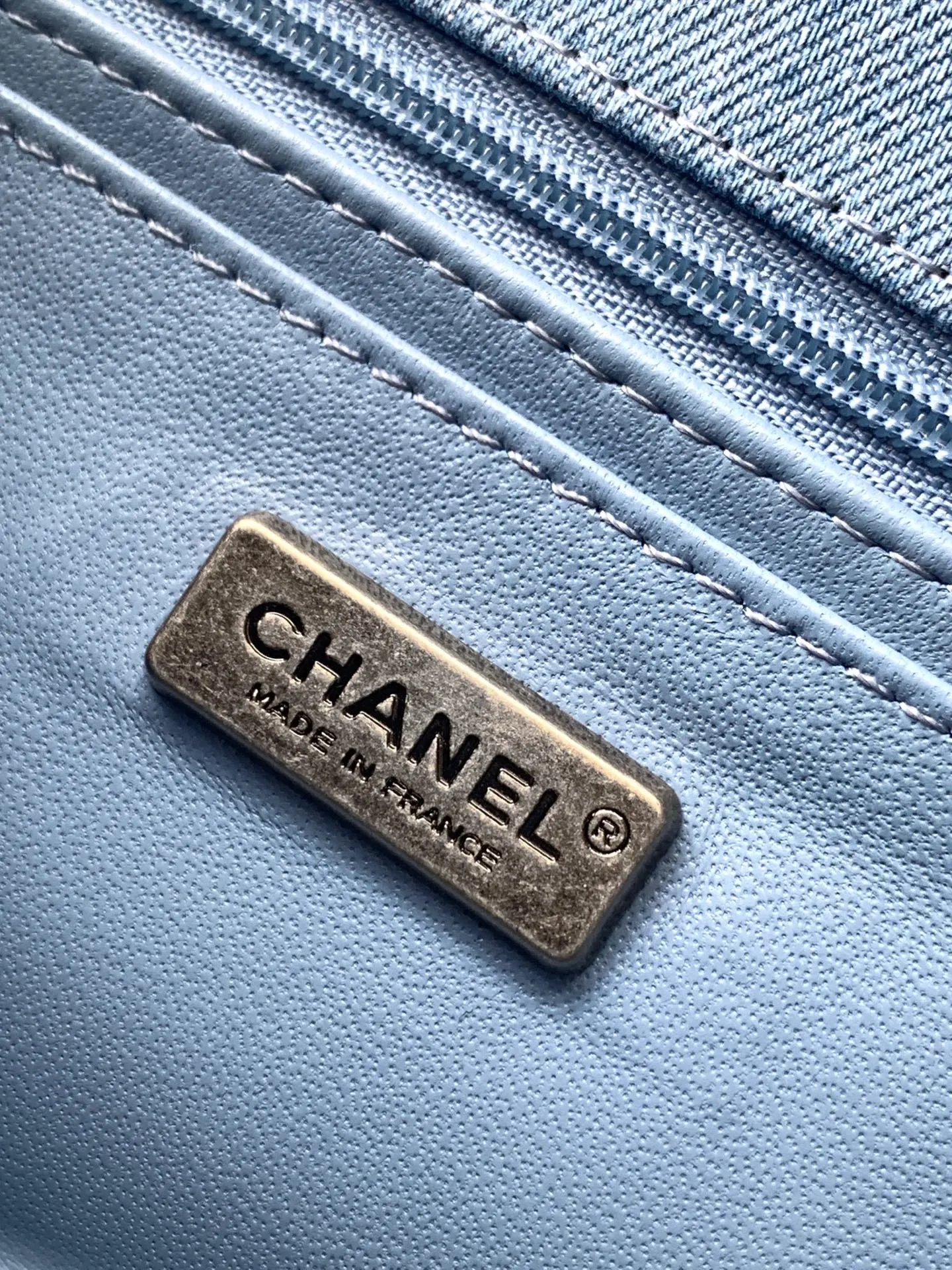 Blue Chain Bag