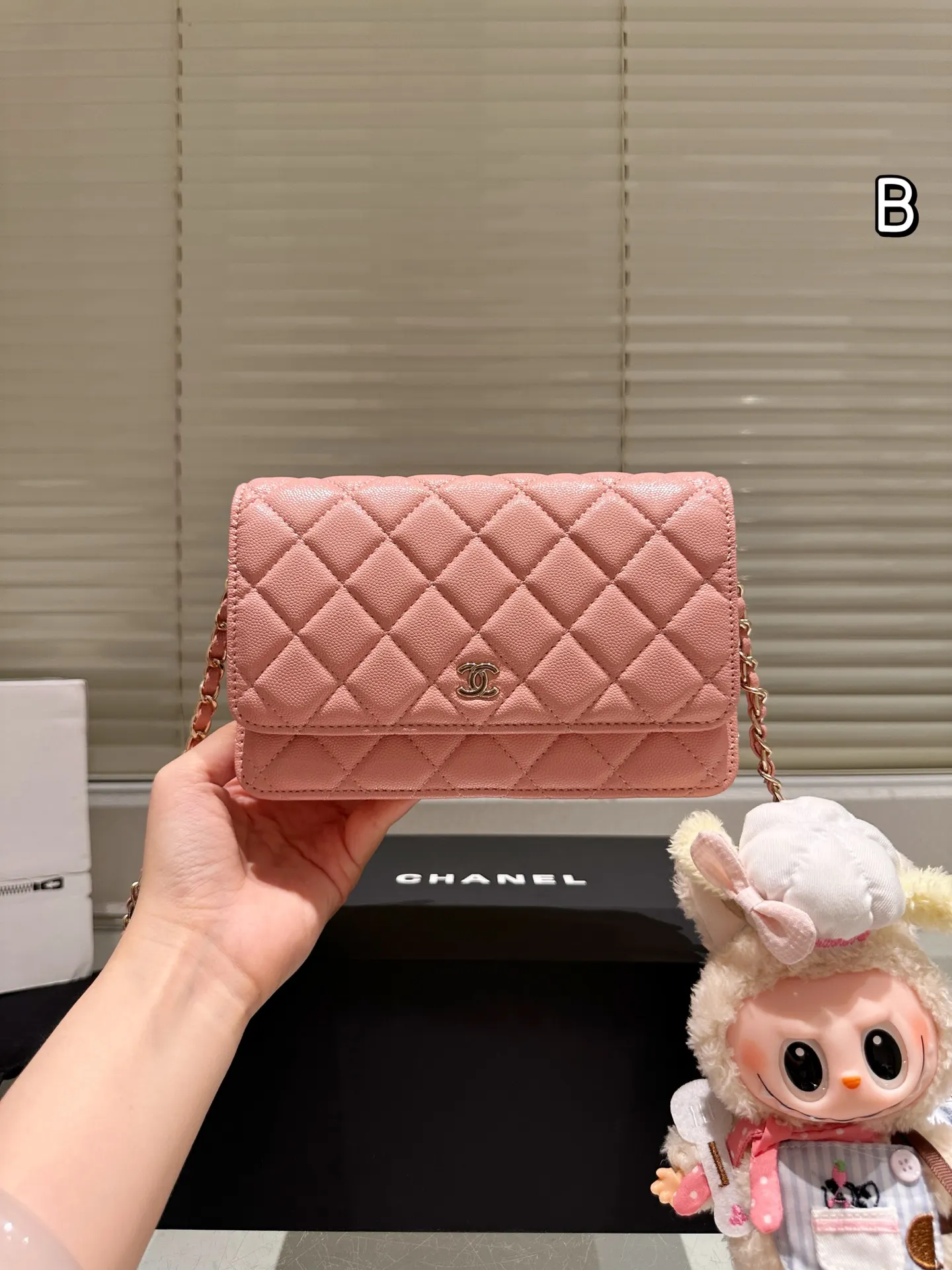 牛皮 掛件 Trendy Woc 斜背包 輕便斜挎款
