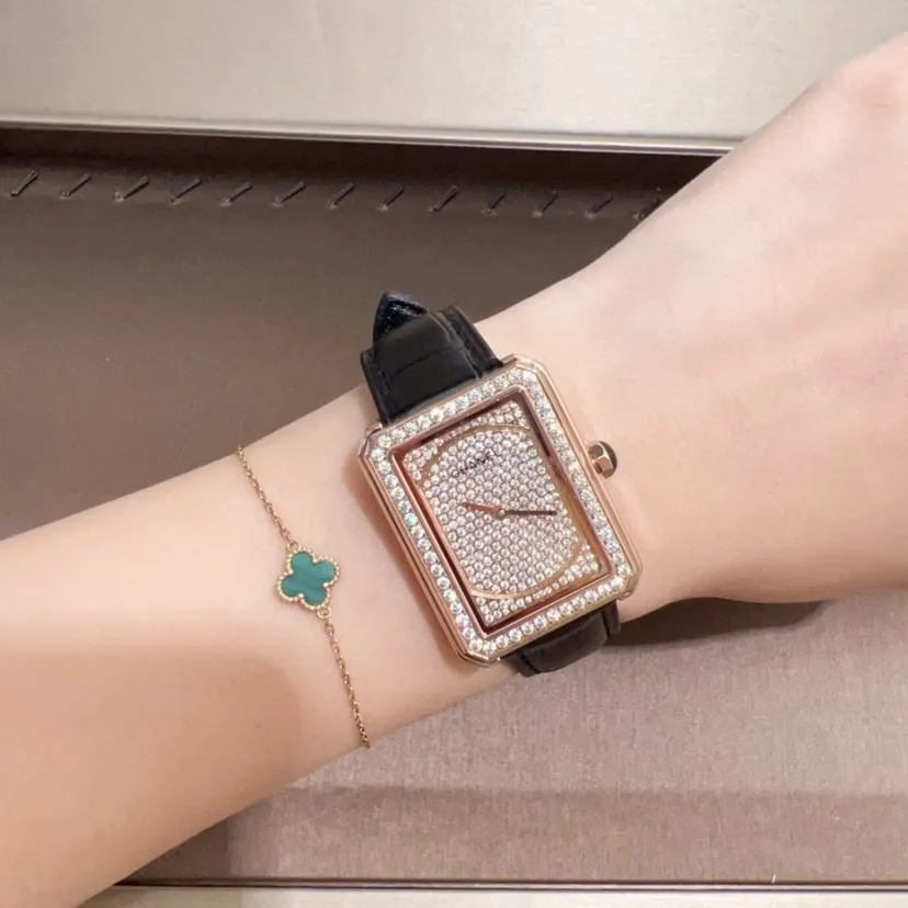 CHANEL 牛皮 Boy Friend系列 女士腕表 进口石英机芯 采 手錶 經典腕表款