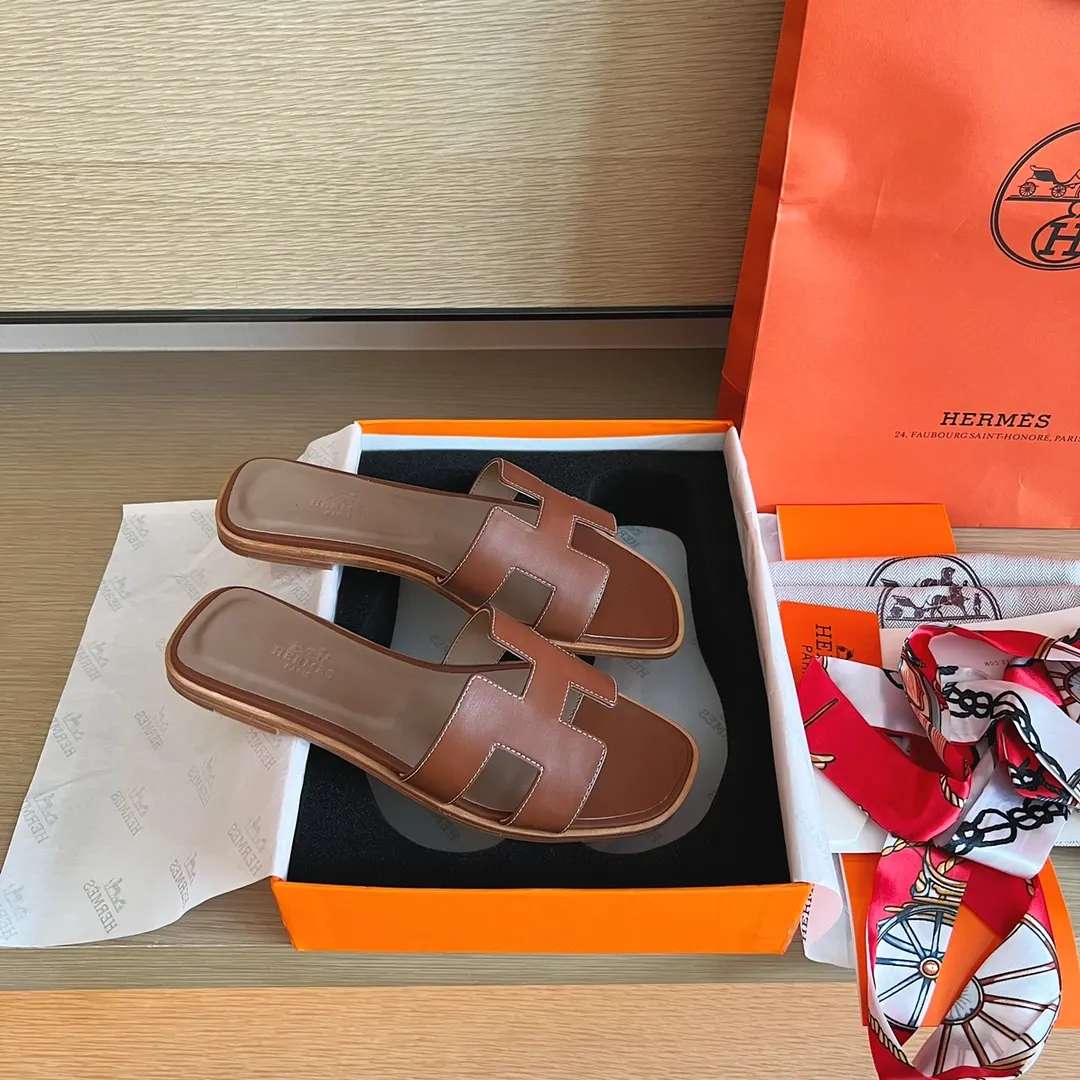 Hermès 羊皮 拖鞋 舒適(數字3) Hermès 羊皮 拖鞋 舒適(數字3)