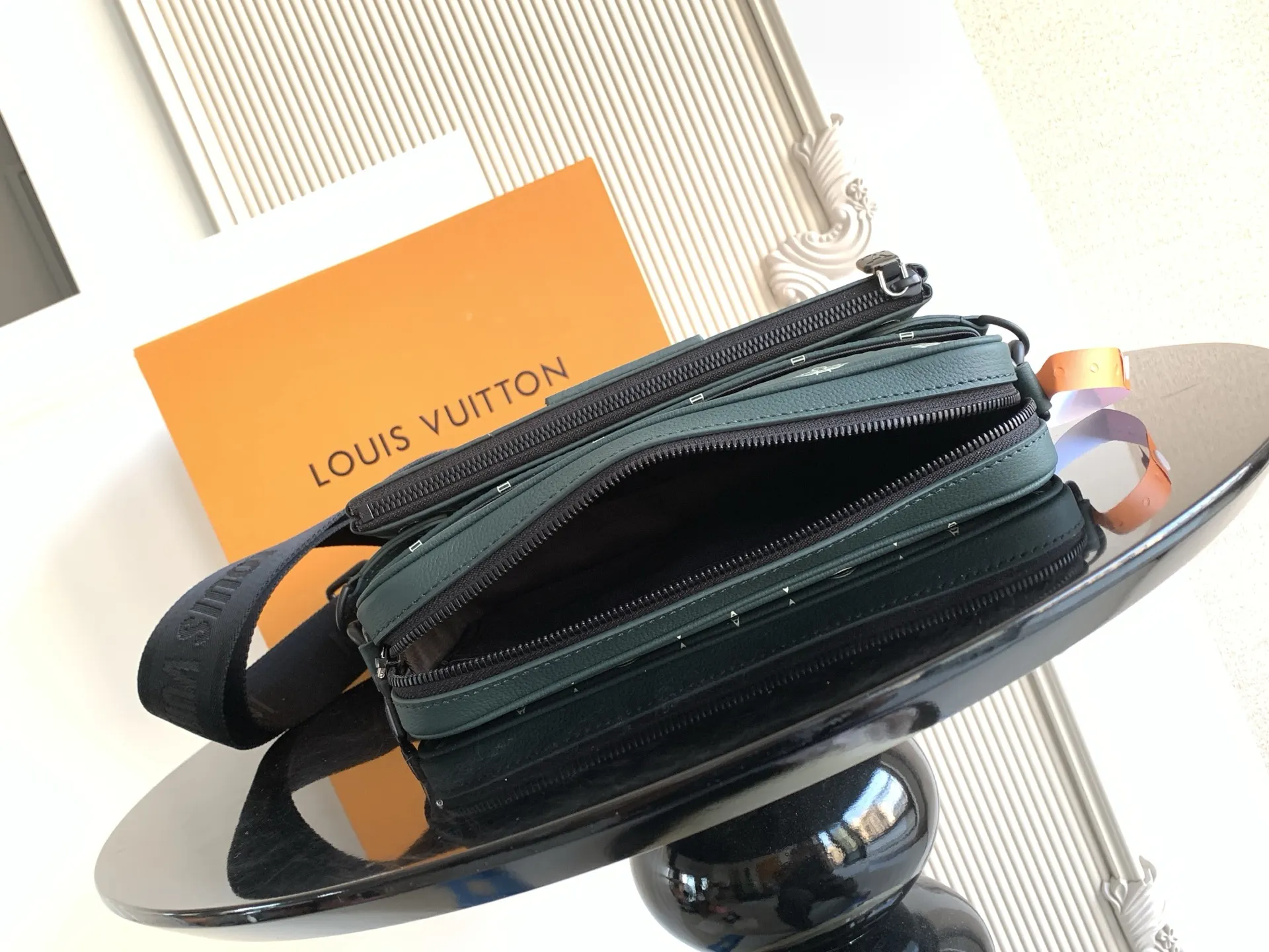 LV 绿色压纹链条小方包 单肩款｜ORBUYBAG 岚奢包高端时尚精品