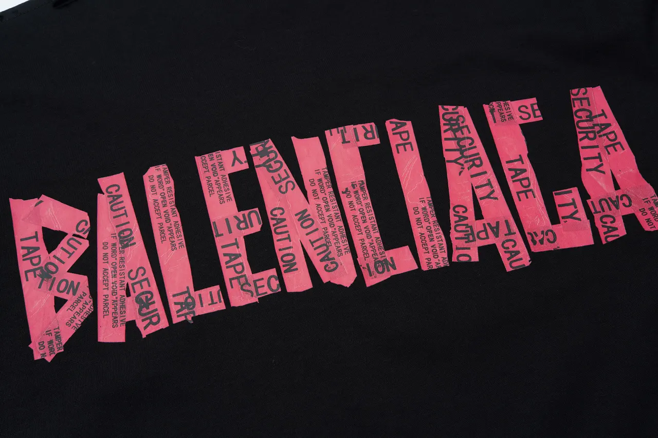 Balenciaga 黑色 短袖T恤