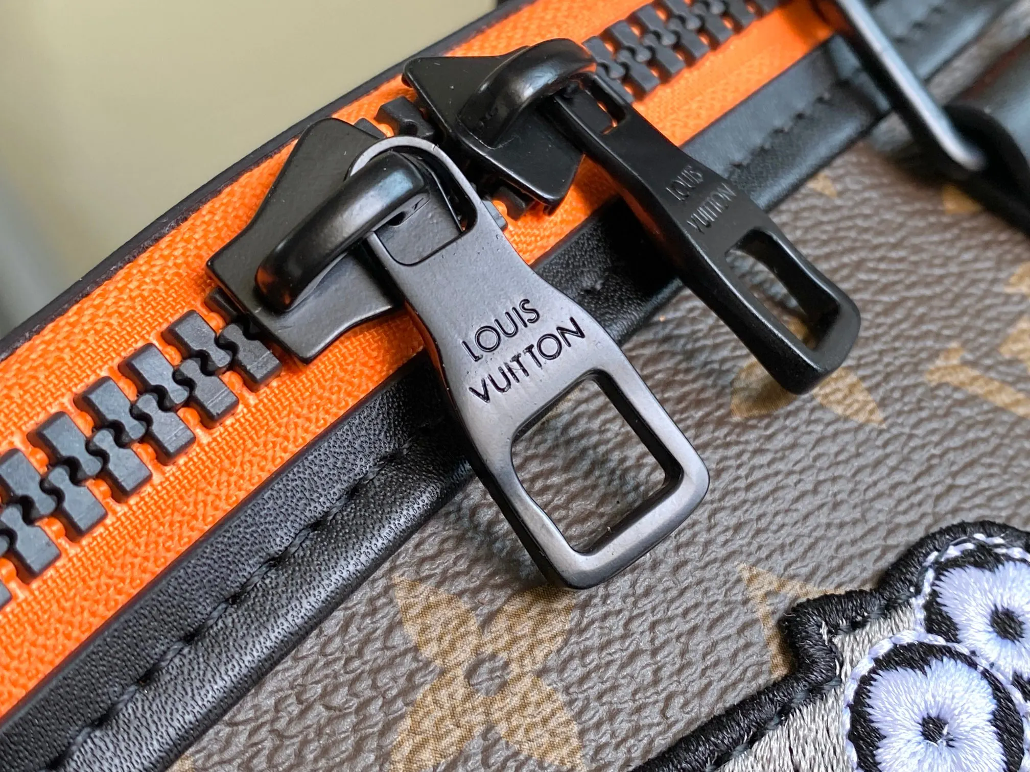 Keepall 帆布 公仔 刺繡 Kee 旅行袋 大容量旅行款
