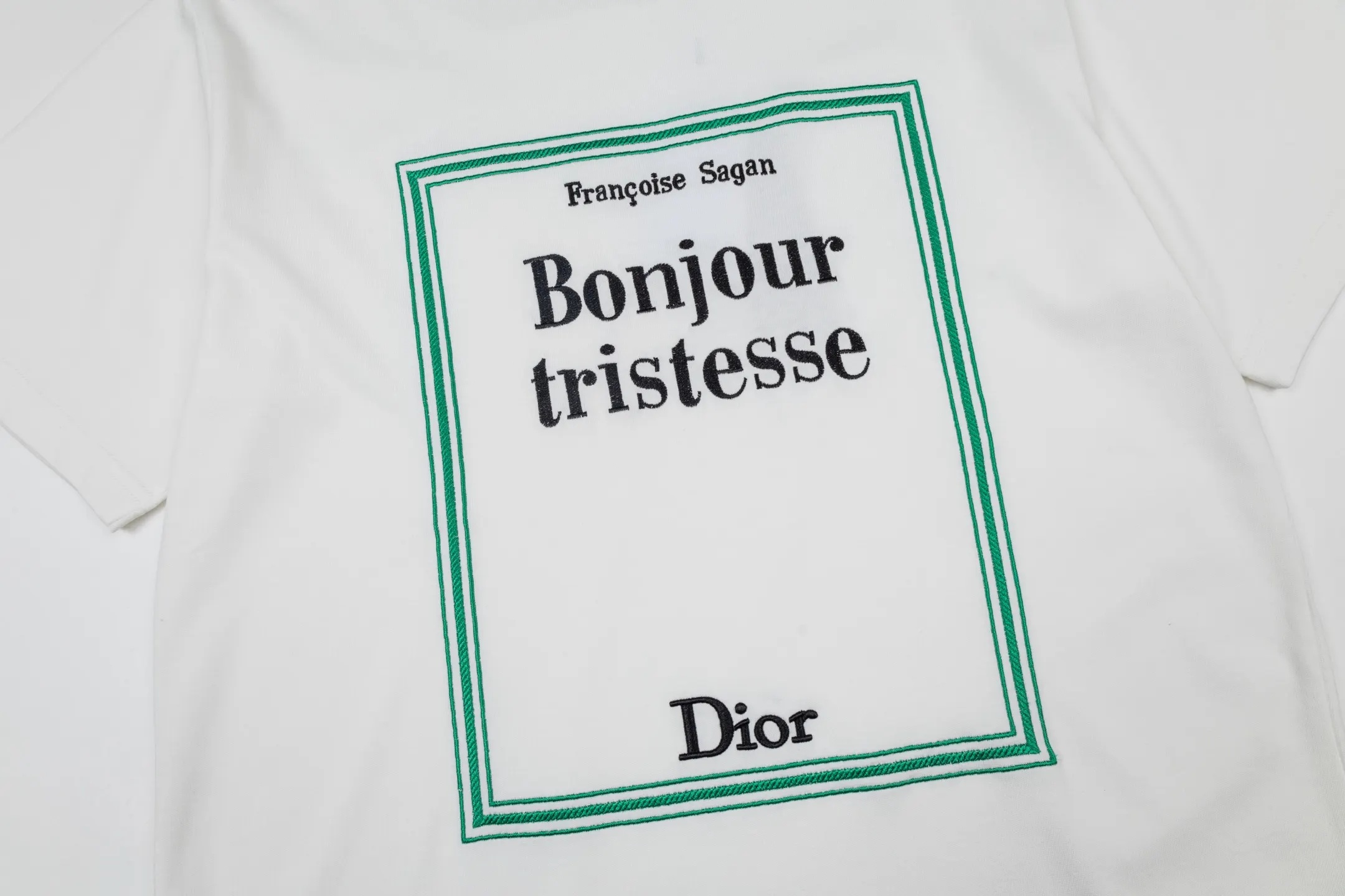 DIOR 刺绣 短袖T恤 休闲百搭款