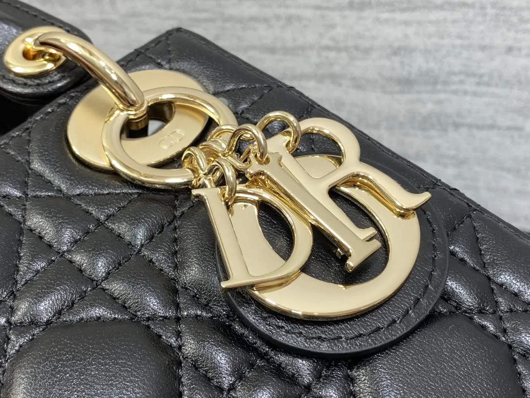 Dior Lady Dior Lady 黑色手袋 手提斜挎