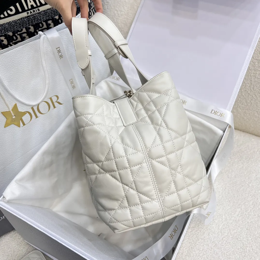White Tote Bag Leather