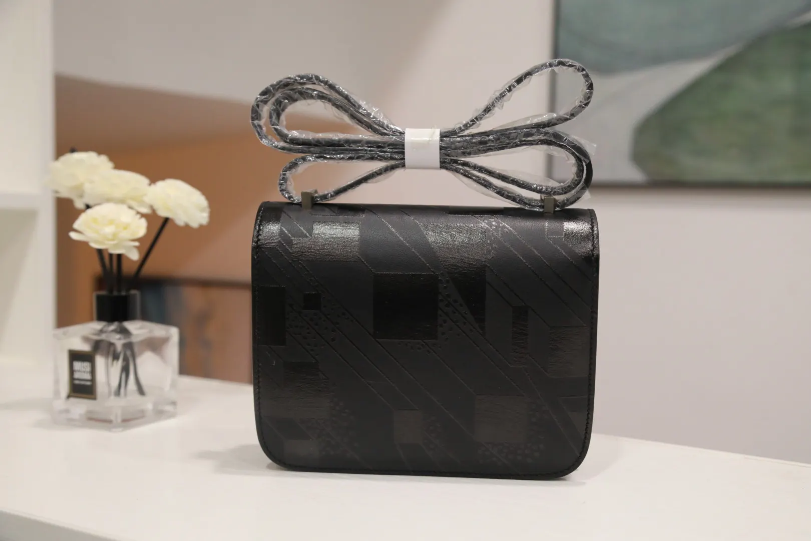 Hermès Constance Leather Handbag