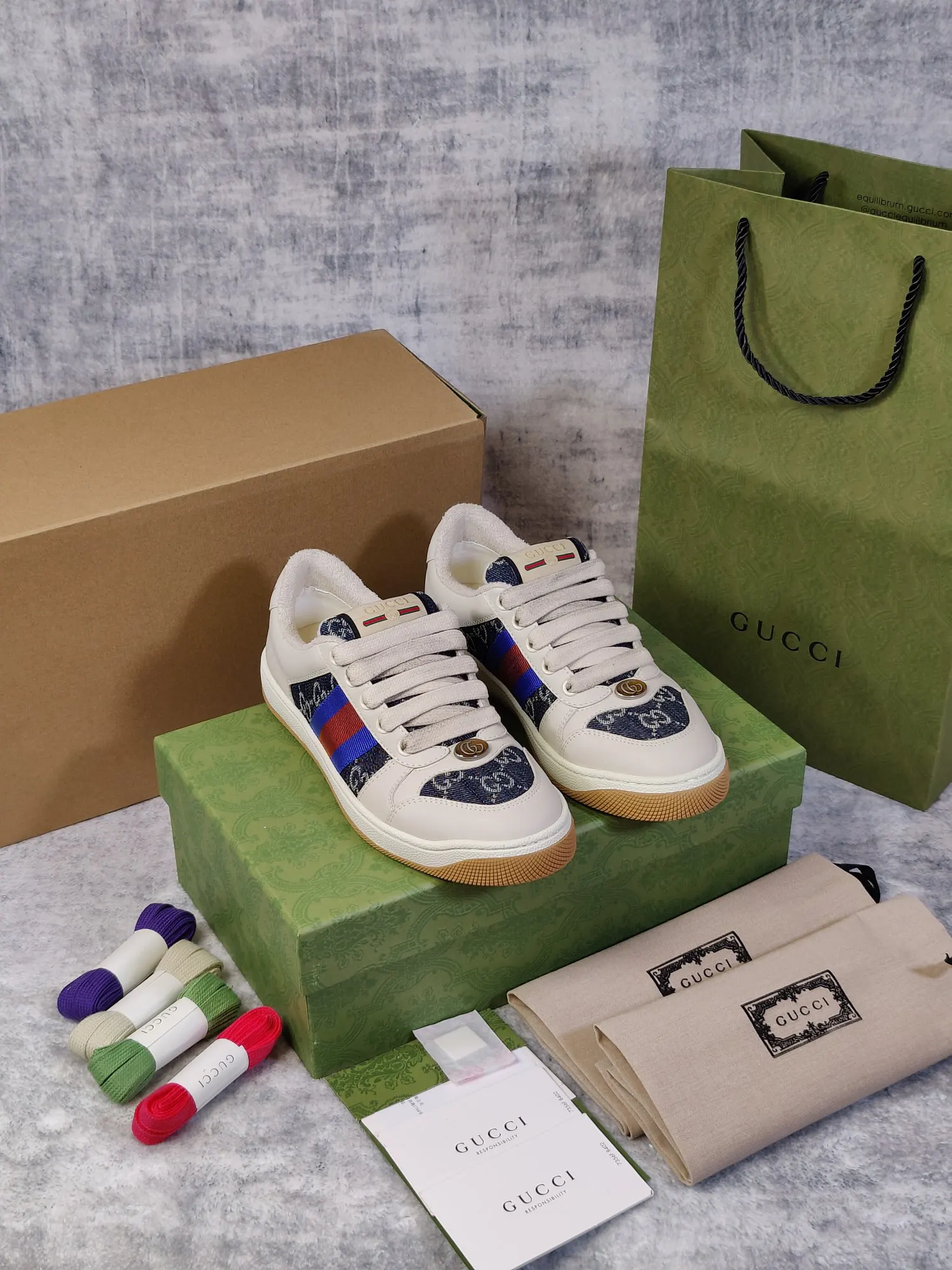 Gucci Logo休闲运动鞋 百搭款