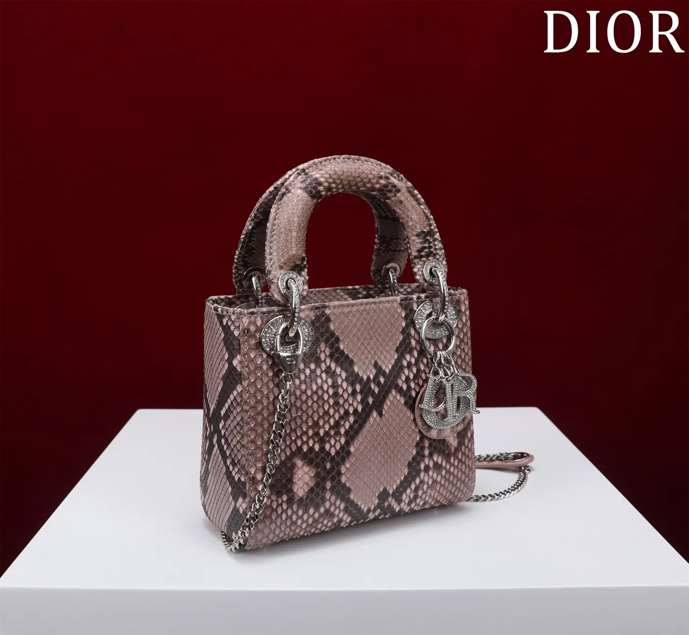 Dior Lady Dior Lady Handbag Top Handle Bag