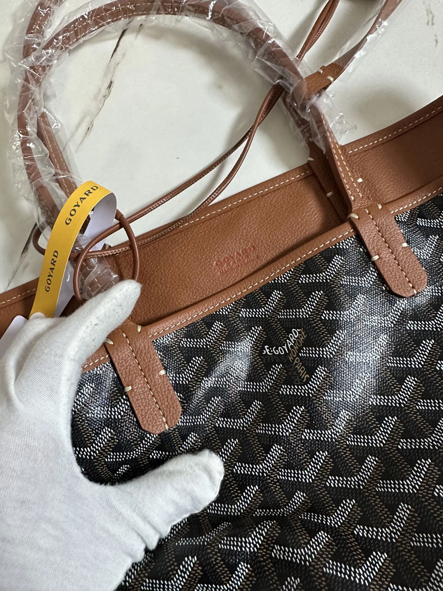 Goyard 棕色 小牛皮 托特包 大容量托特款