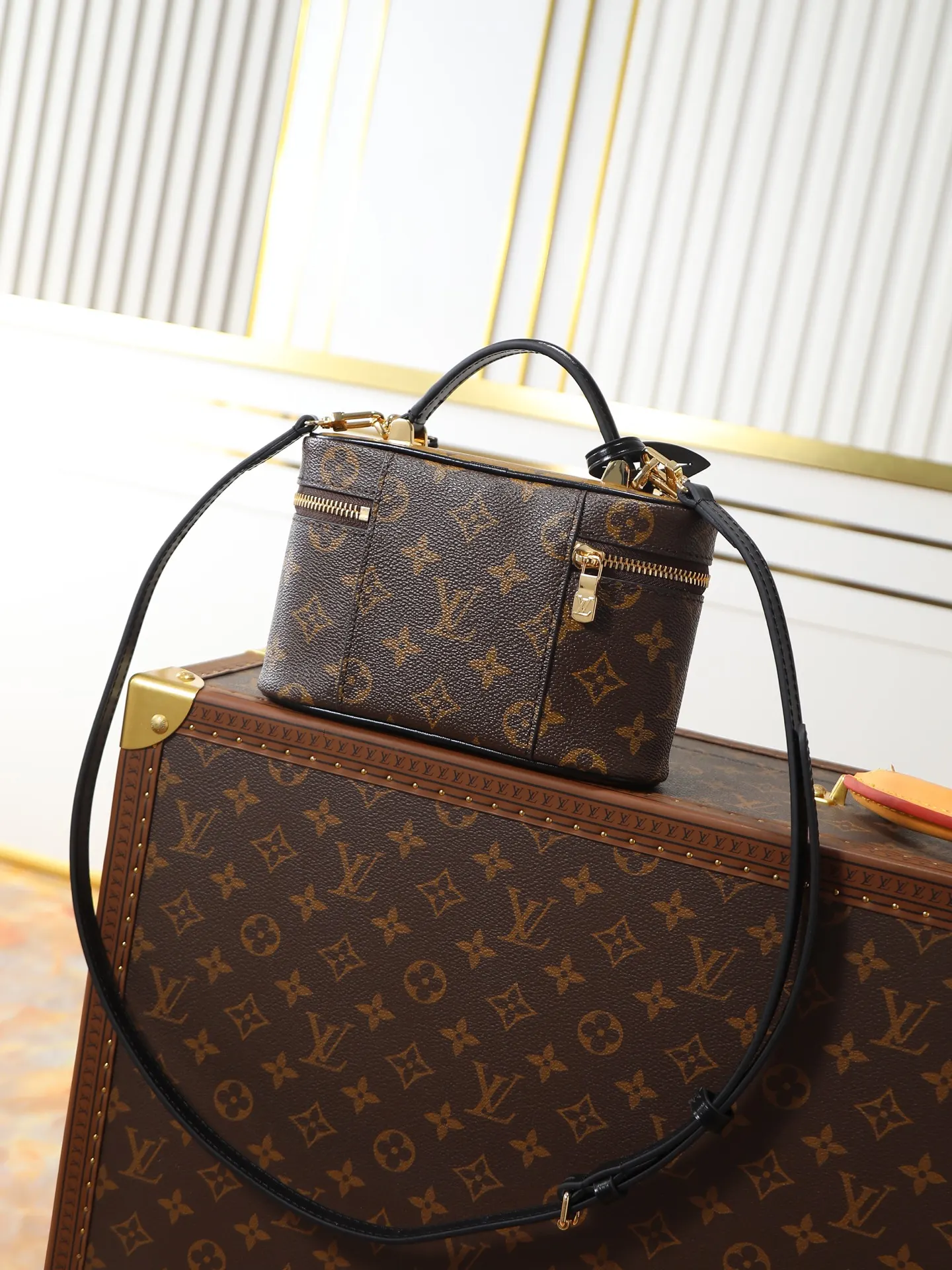 Louis Vuitton Cosmetic Pouch Canvas