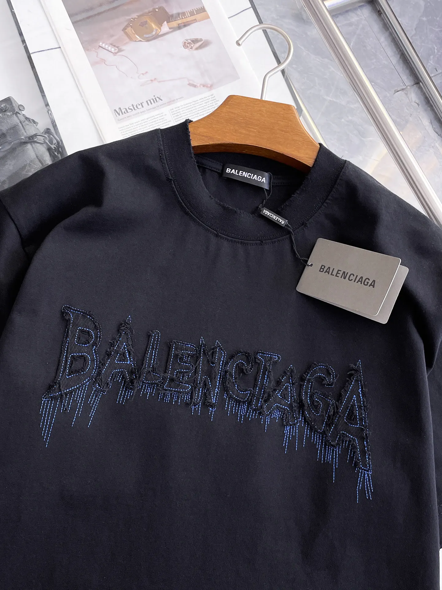 Balenciaga Logo Short Sleeve T-Shirt Street