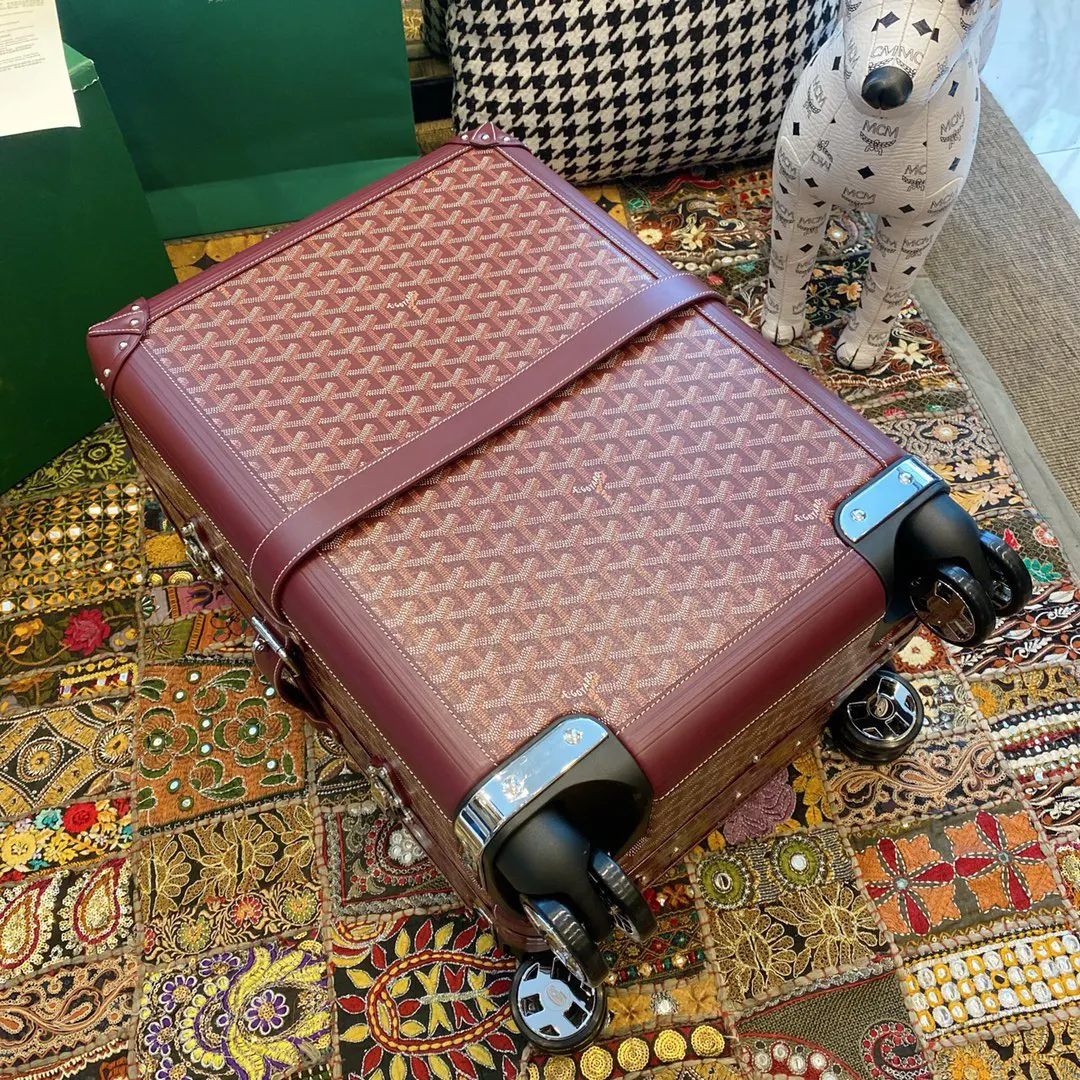 Goyard 黑色 白色 行李箱 旅行拉杆款 轻便出行款