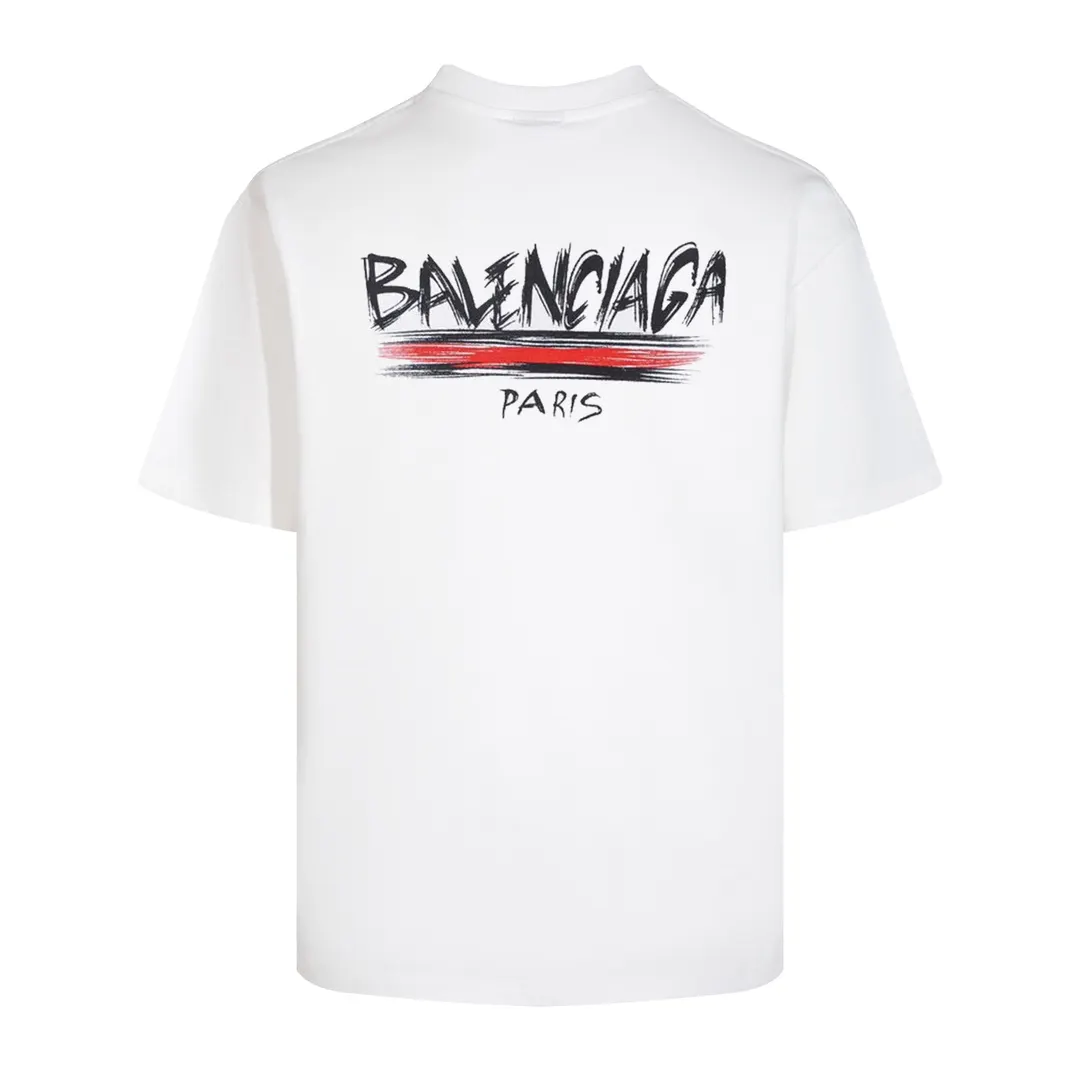 Balenciaga 黑色 短袖T恤 宽松休閒