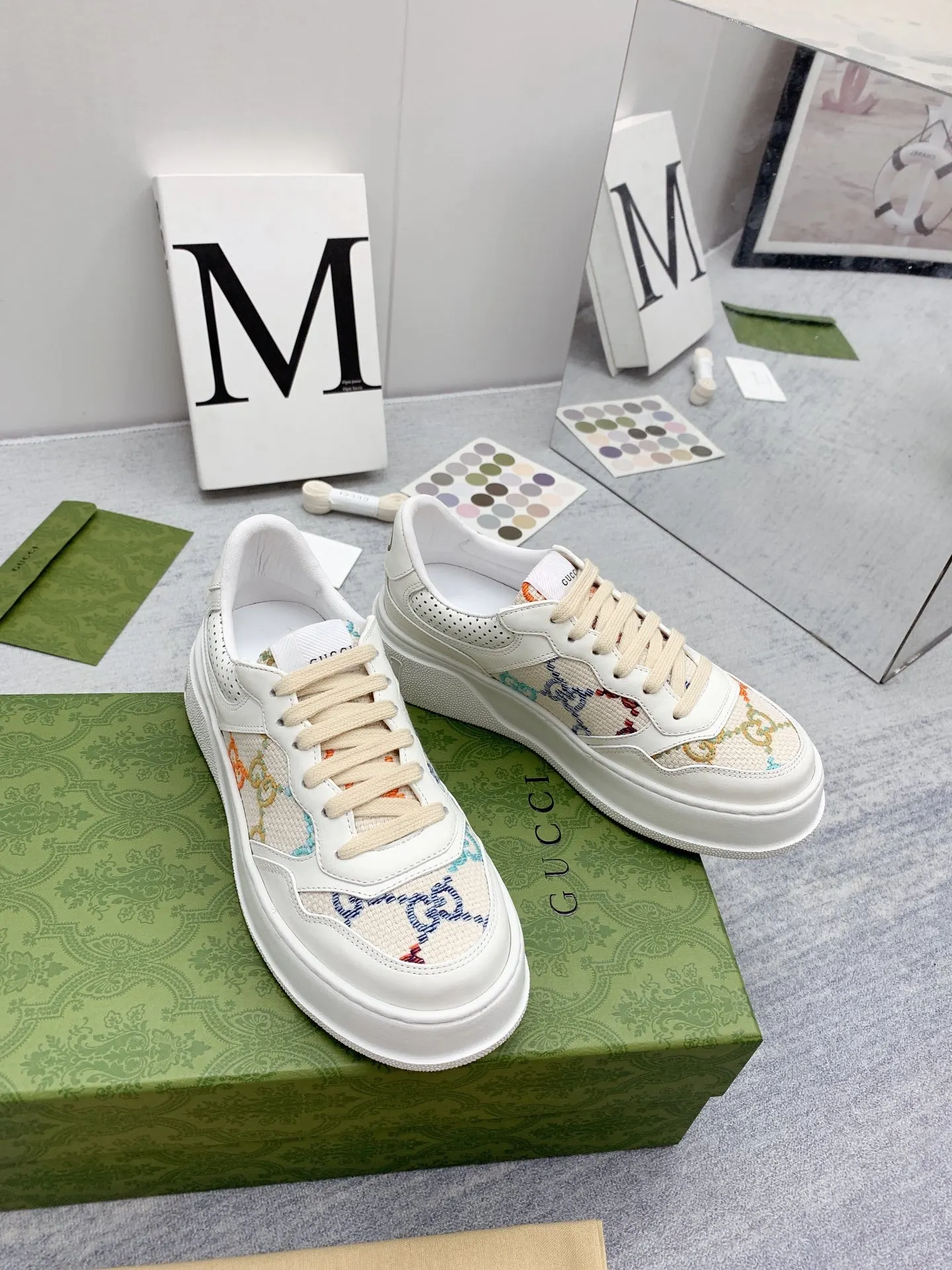 Gucci Logo休閒運動鞋