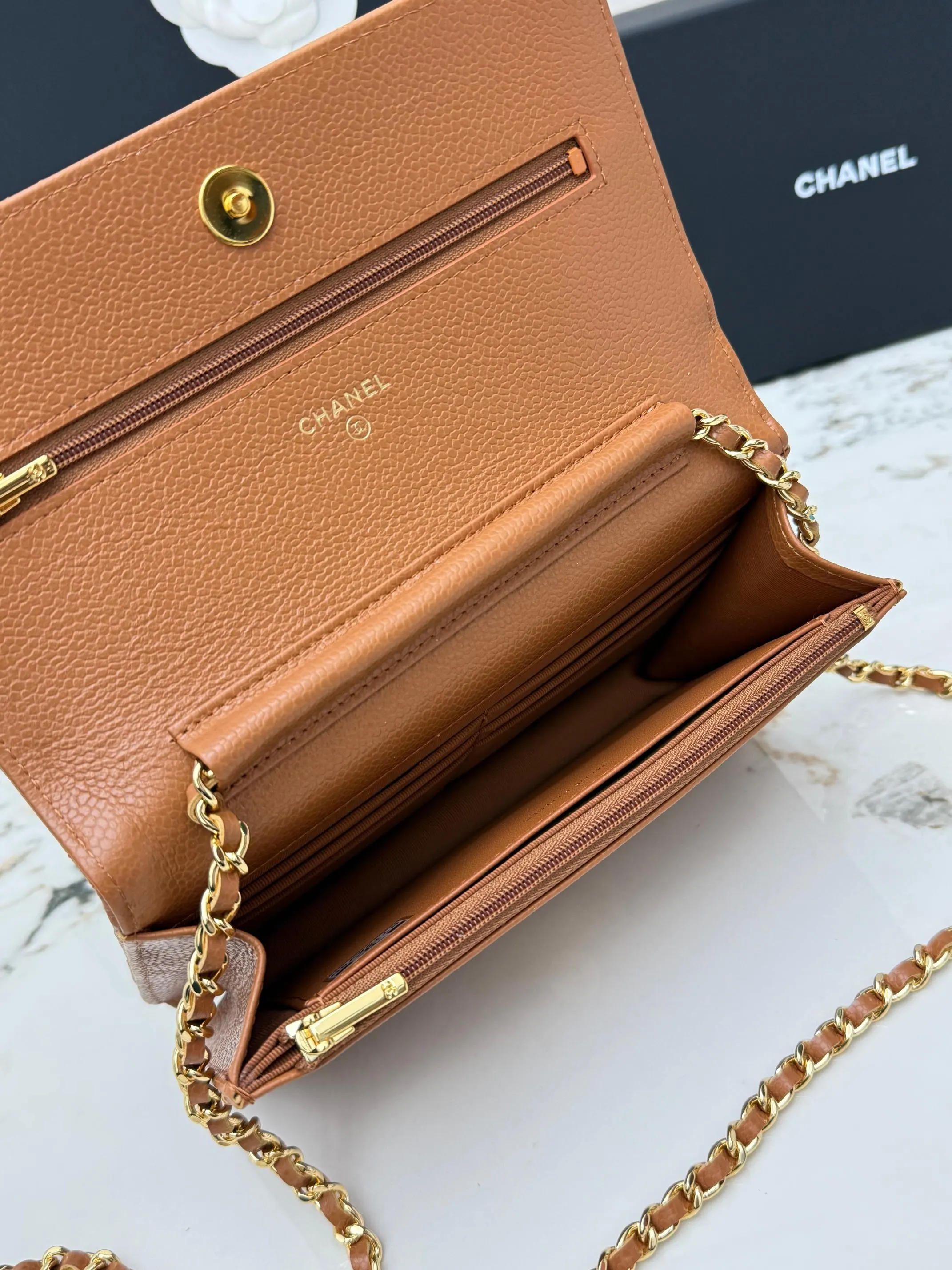 CHANEL 小牛皮 链条包 精致链条款