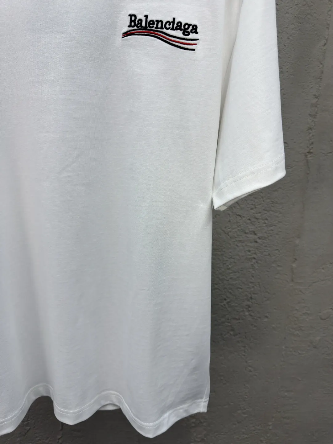 Balenciaga Cotton Logo Short Sleeve T-Shirt Street