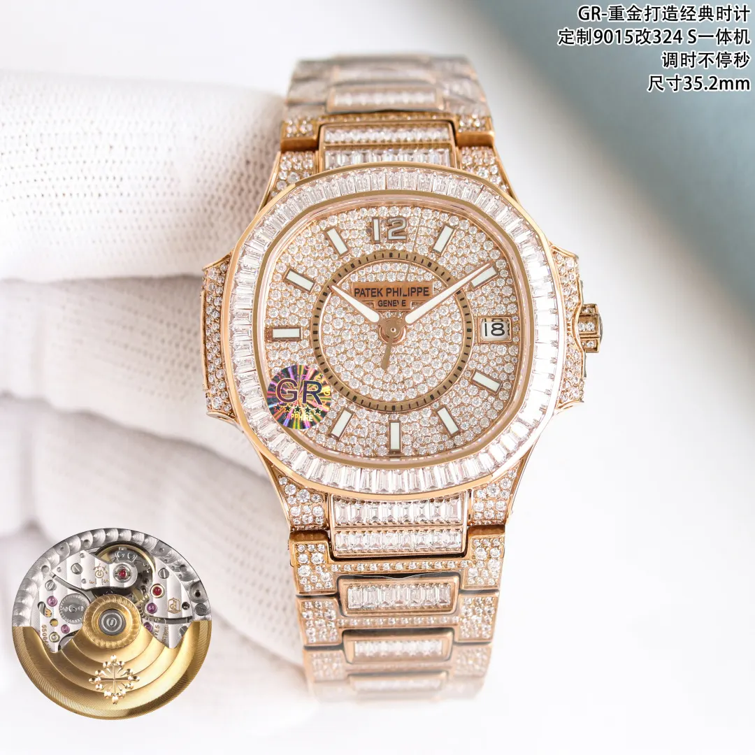 Patek Philippe 白色 玫瑰金 手錶 經典腕表款