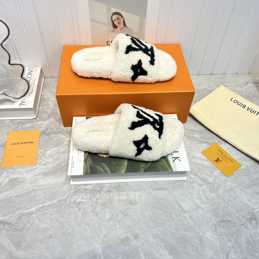 LV Platform Slippers Casual Versatile | ORBUYBAG High-End Fashion Boutique