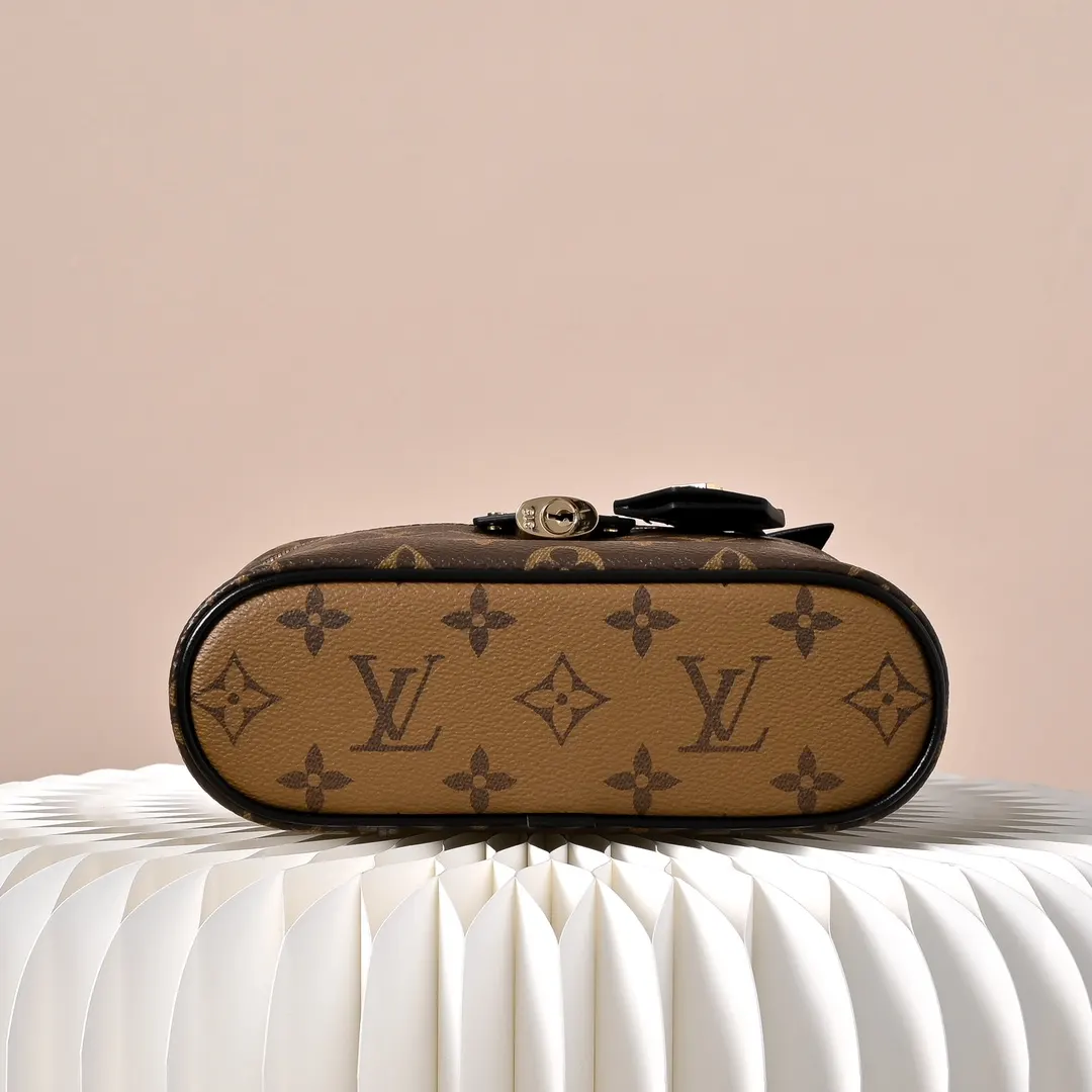LV 帆布 链条包 精致链条款