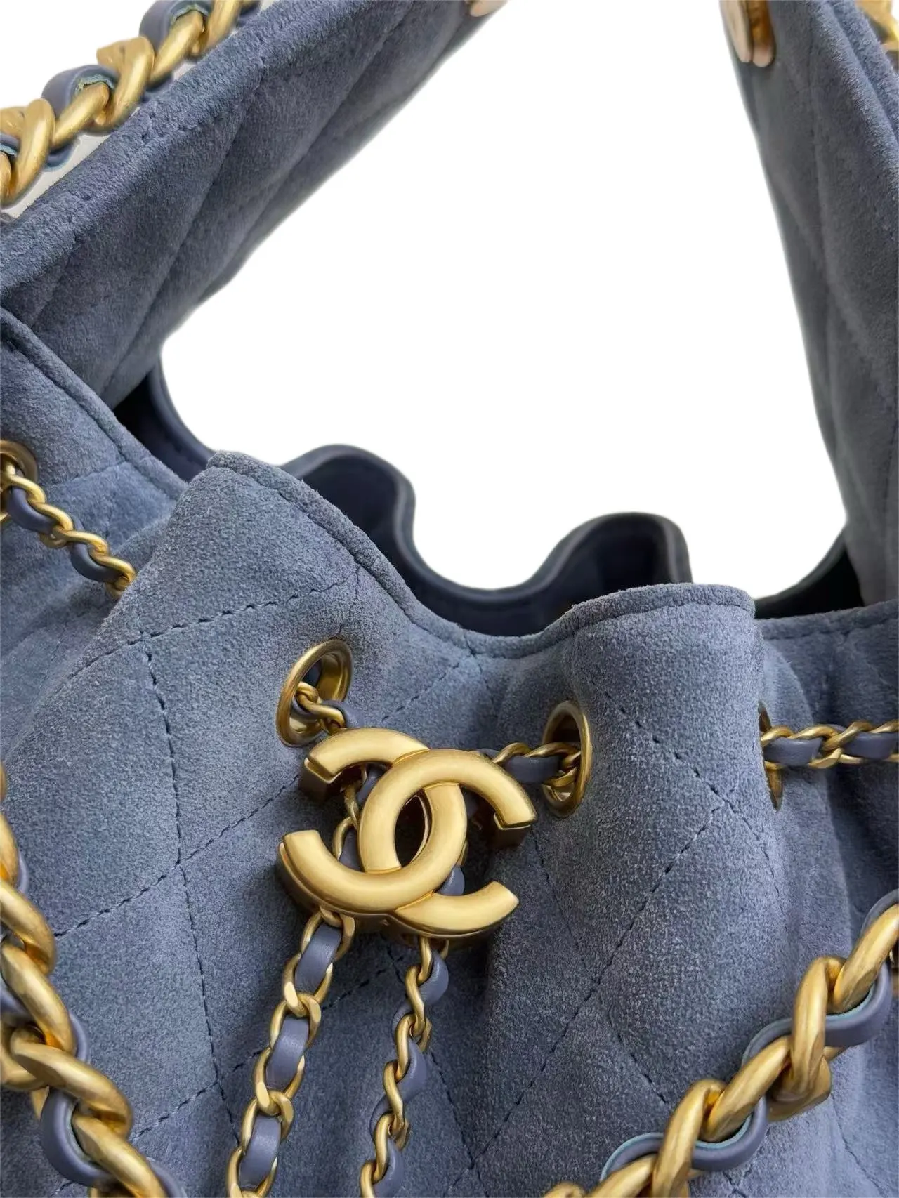 Blue Chain Bag