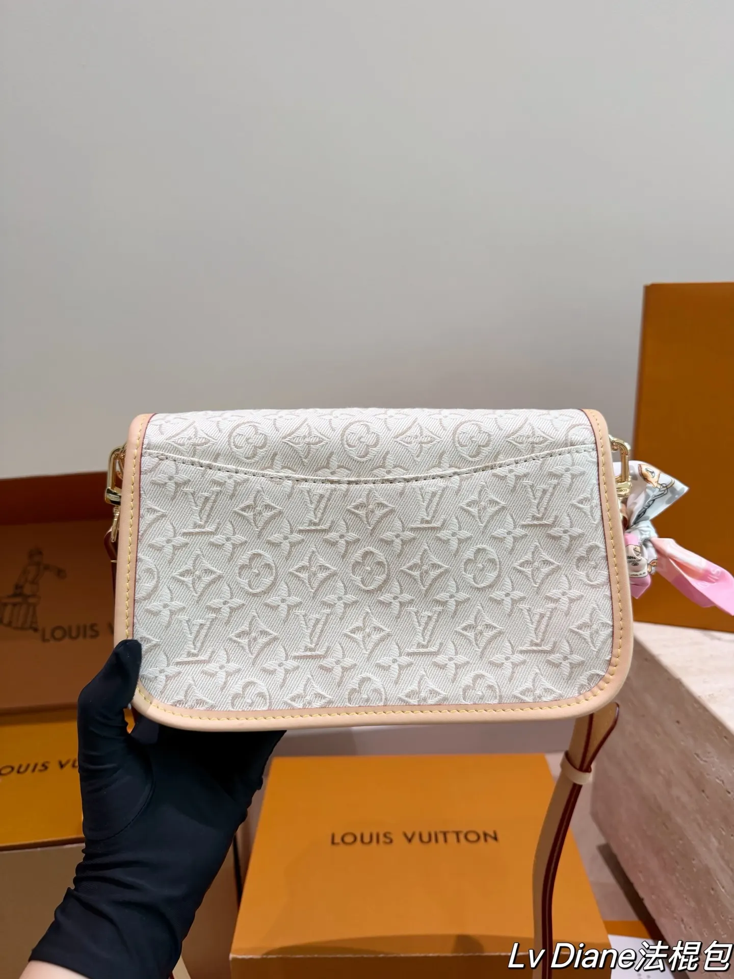 Louis Vuitton 牛仔 單肩包