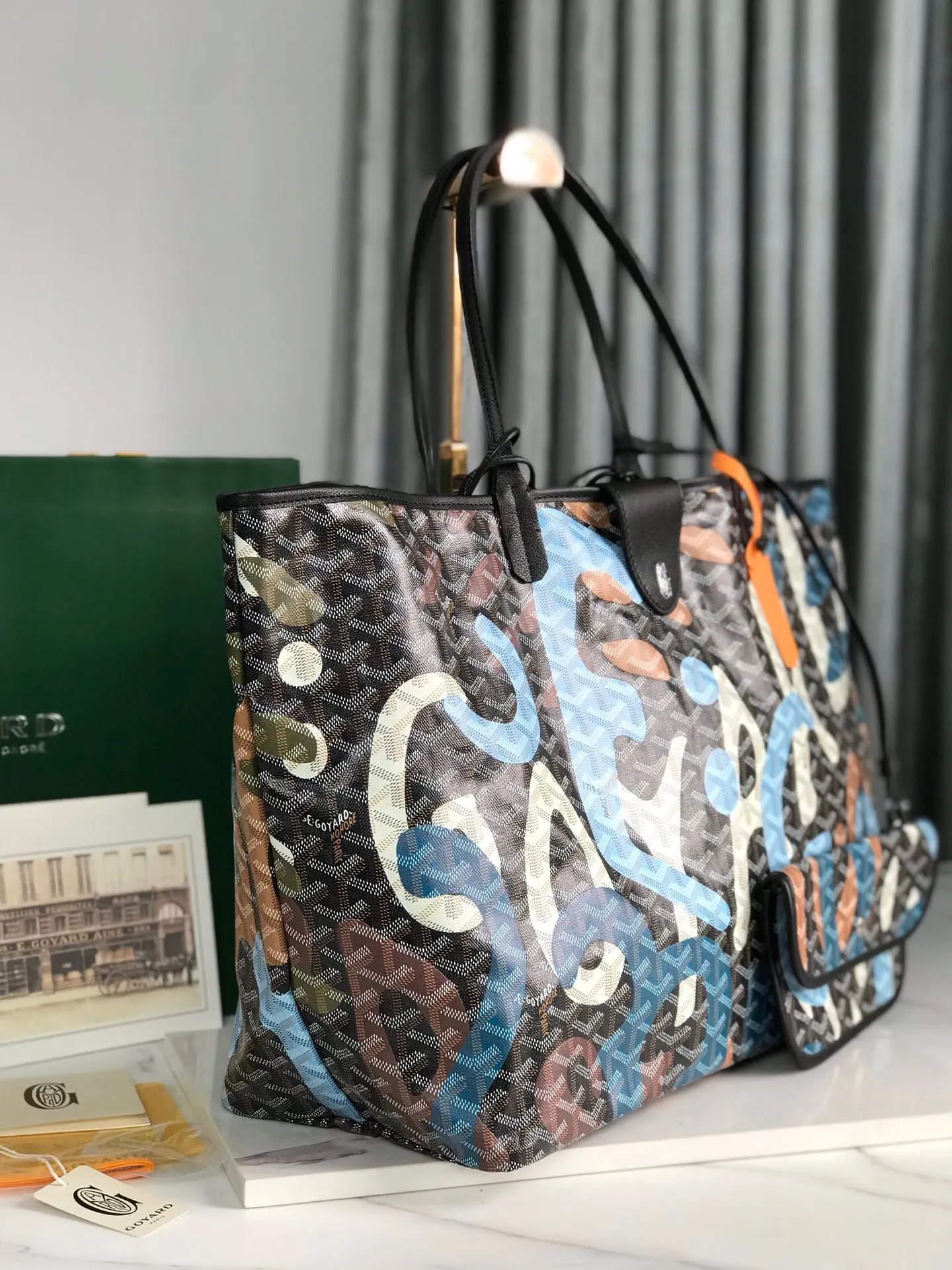 Goyard Tote Bag Leather