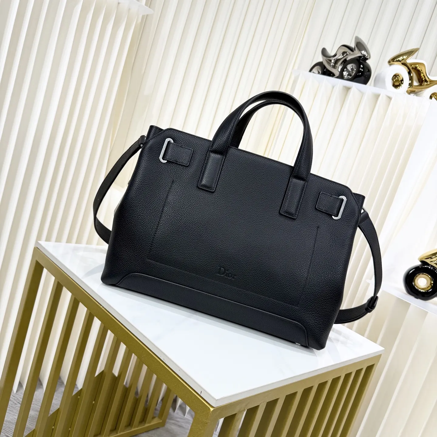 Dior 黑色 牛皮 市场 打版 保证进口头层牛皮 拒绝二层 收纳包 旅行收纳款