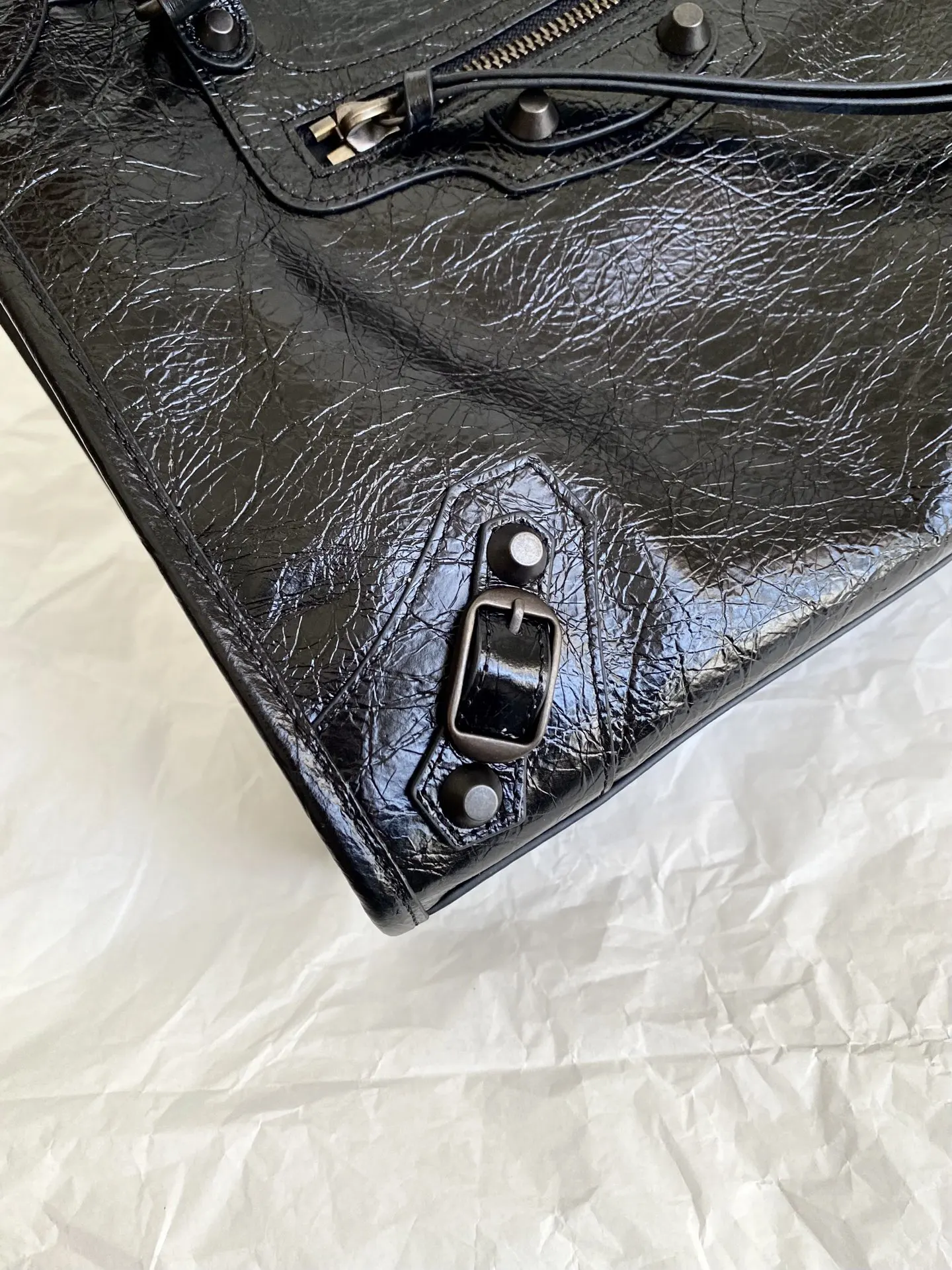 Balenciaga City Le 黑色 腋下包 簡約腋下