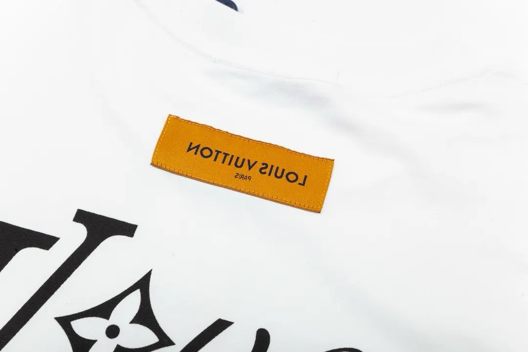 Louis Vuitton 白色 Logo 字母 短袖T恤