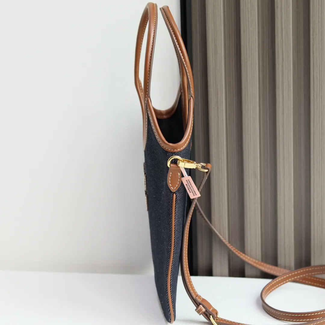 Gold Top Handle Bag Commuter Canvas