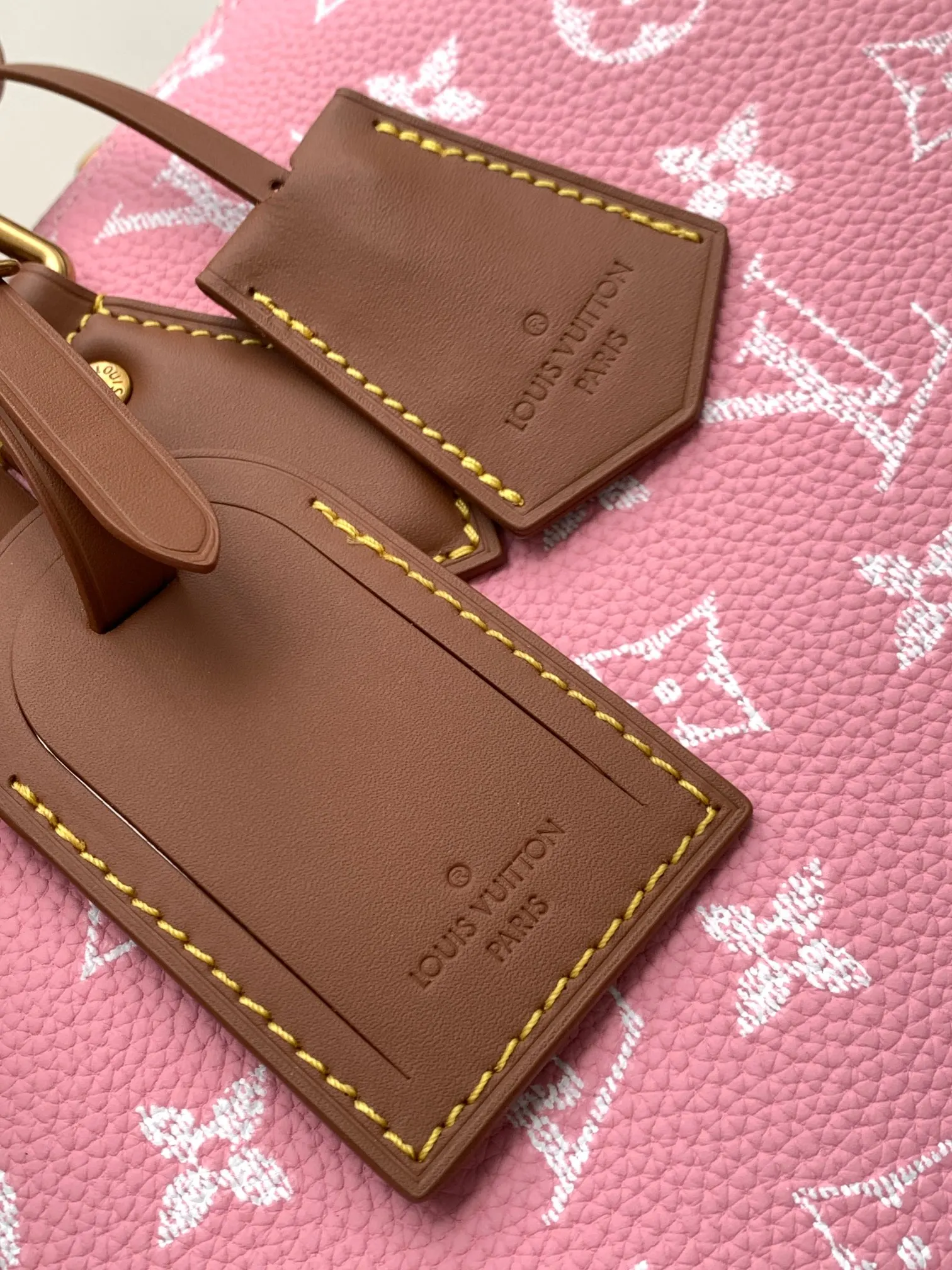 LV 粉色压纹Speedy手袋 迷你款｜ORBUYBAG 岚奢包高端时尚精品