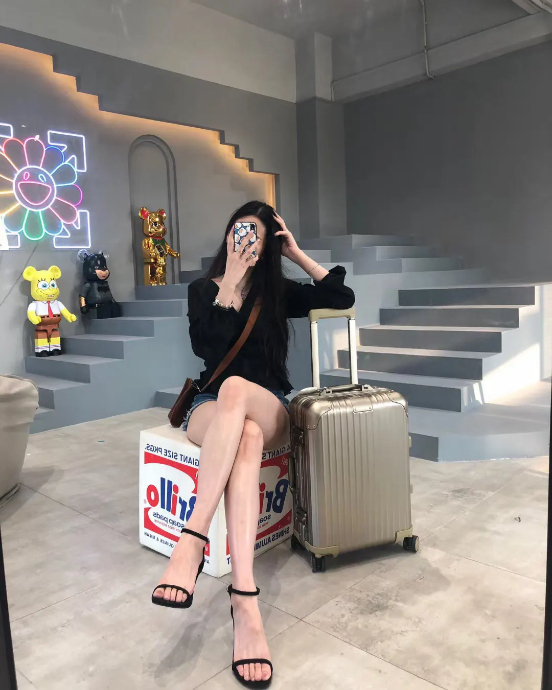 上身效果 行李箱 旅行拉杆款 輕便出行款