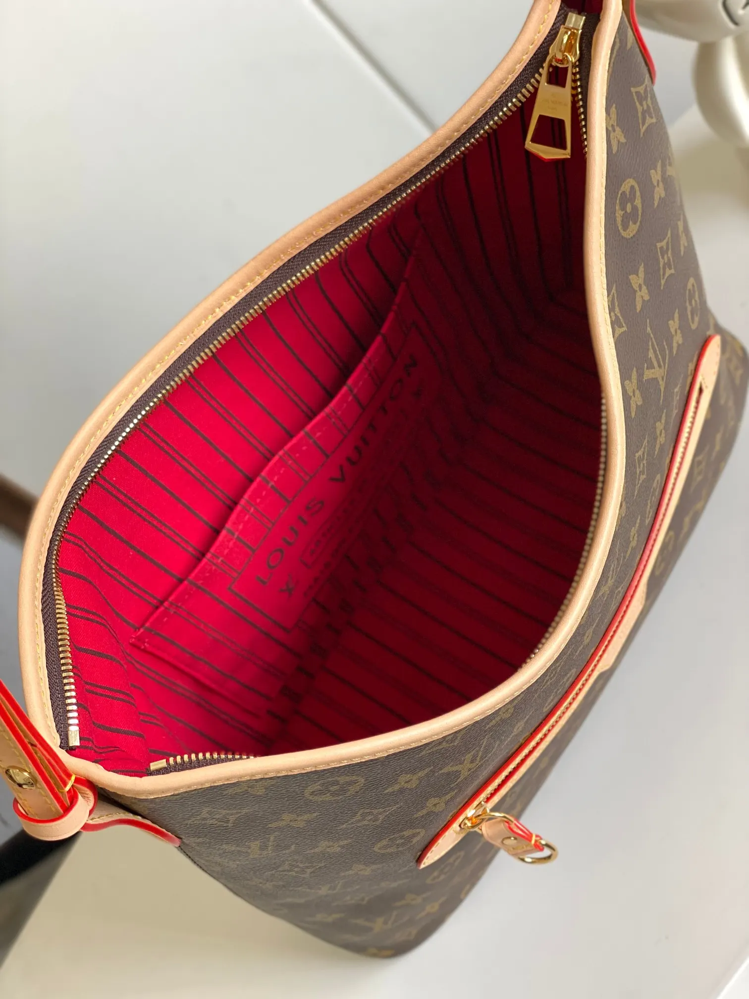 Louis Vuitton Hobo Shoulder Bag Vintage Canvas