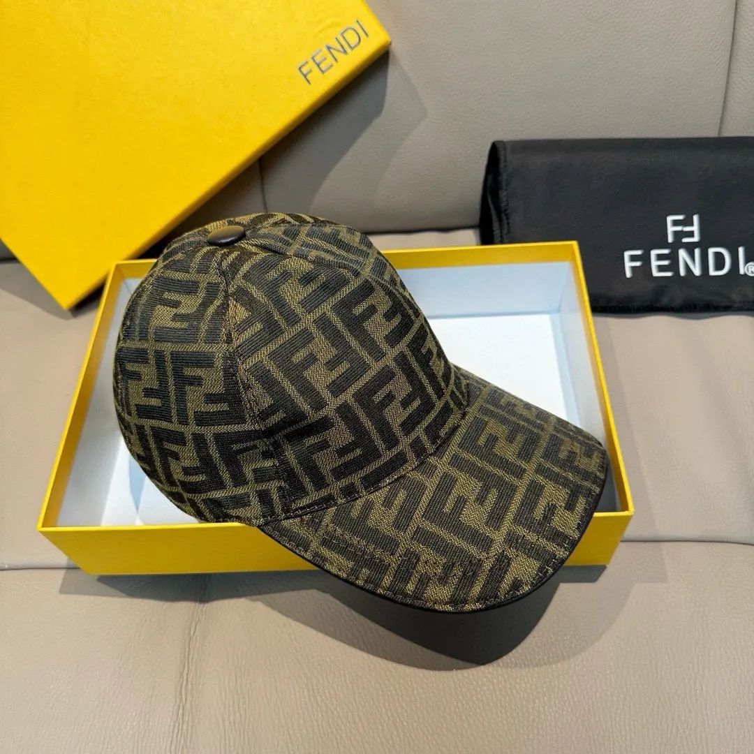 Fendi 提花 牛皮 棒球帽 日常休闲款 款8