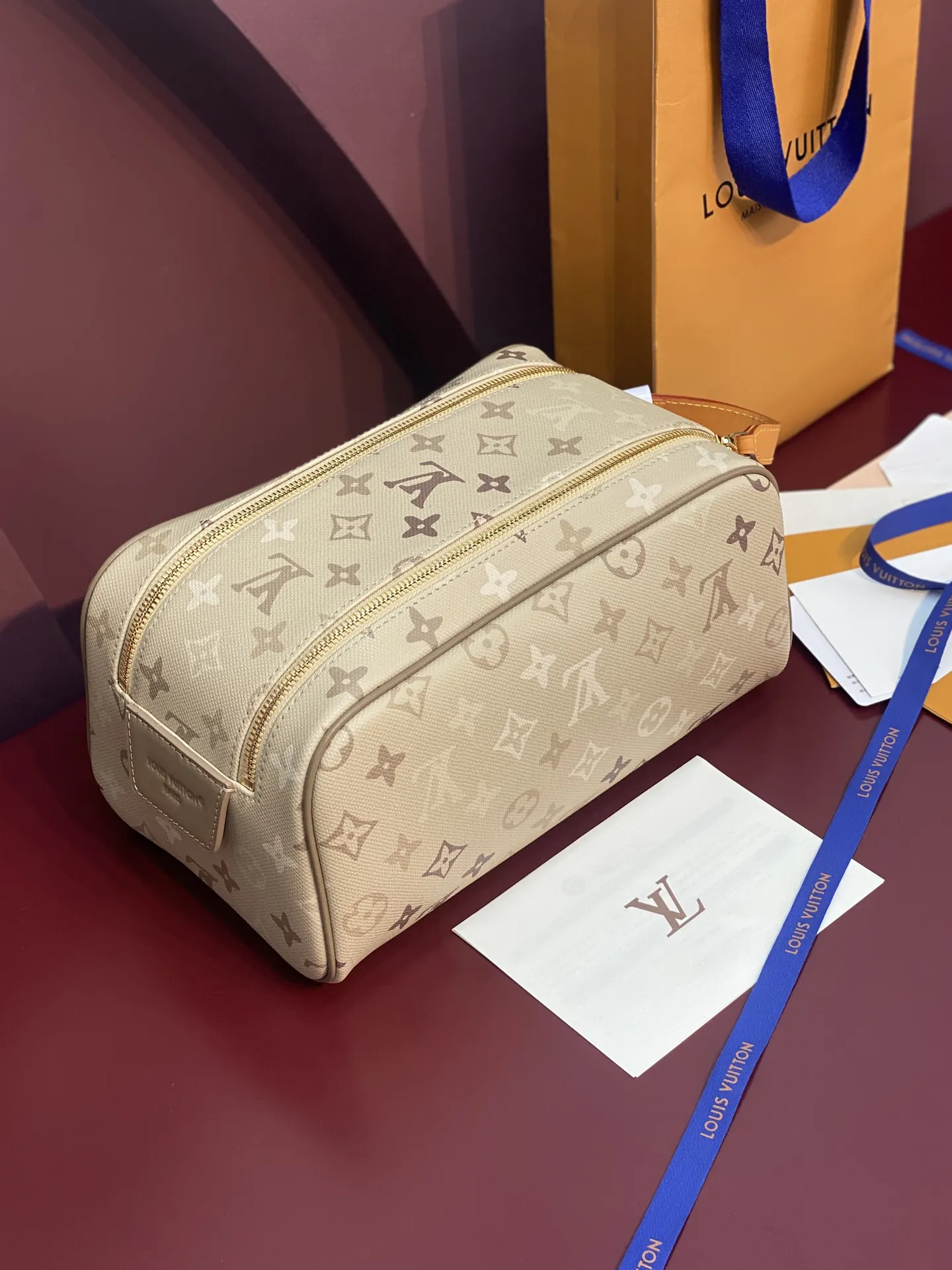 Cosmetic Pouch Leather