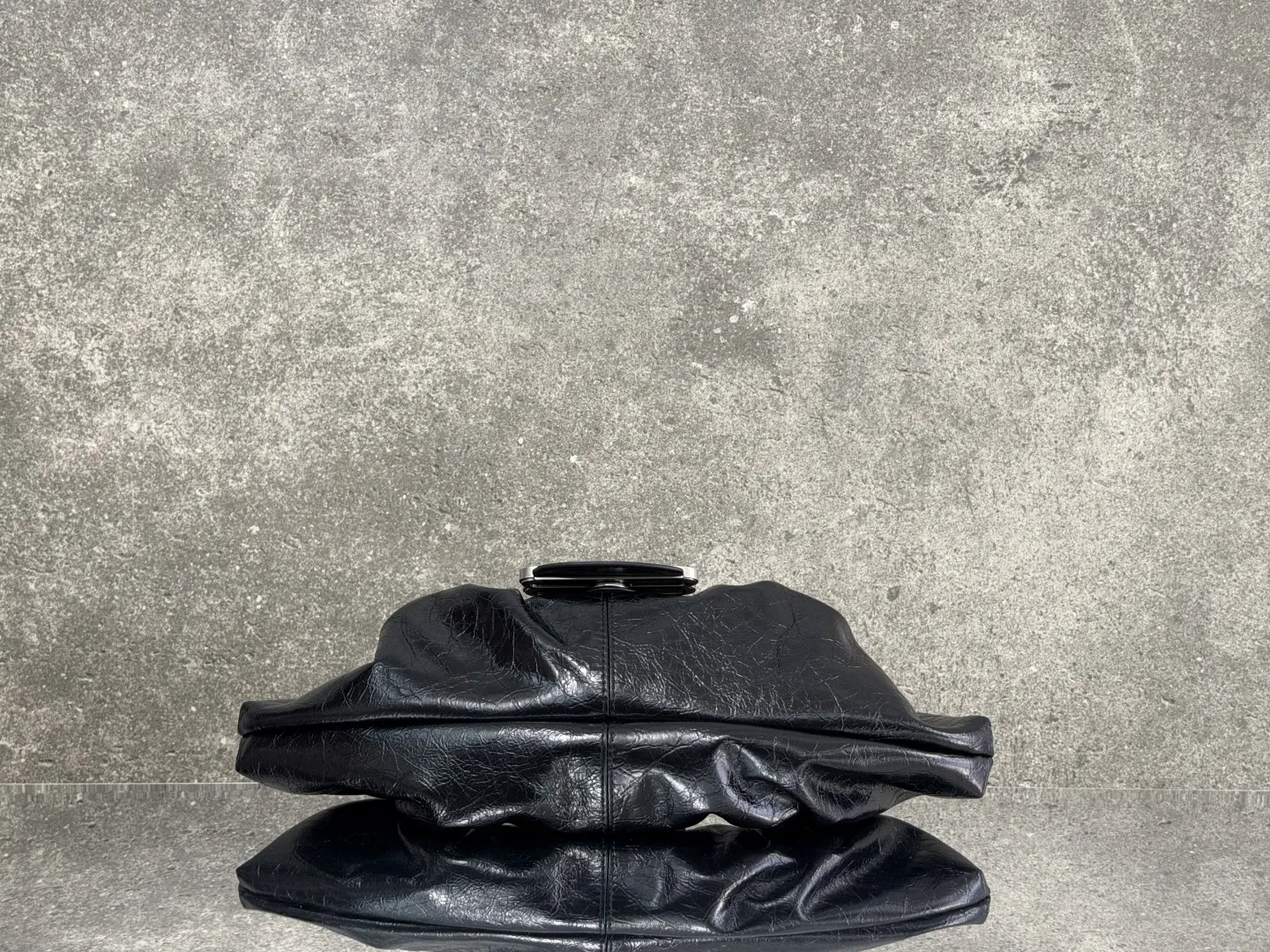 Balenciaga Black Leather Backpack