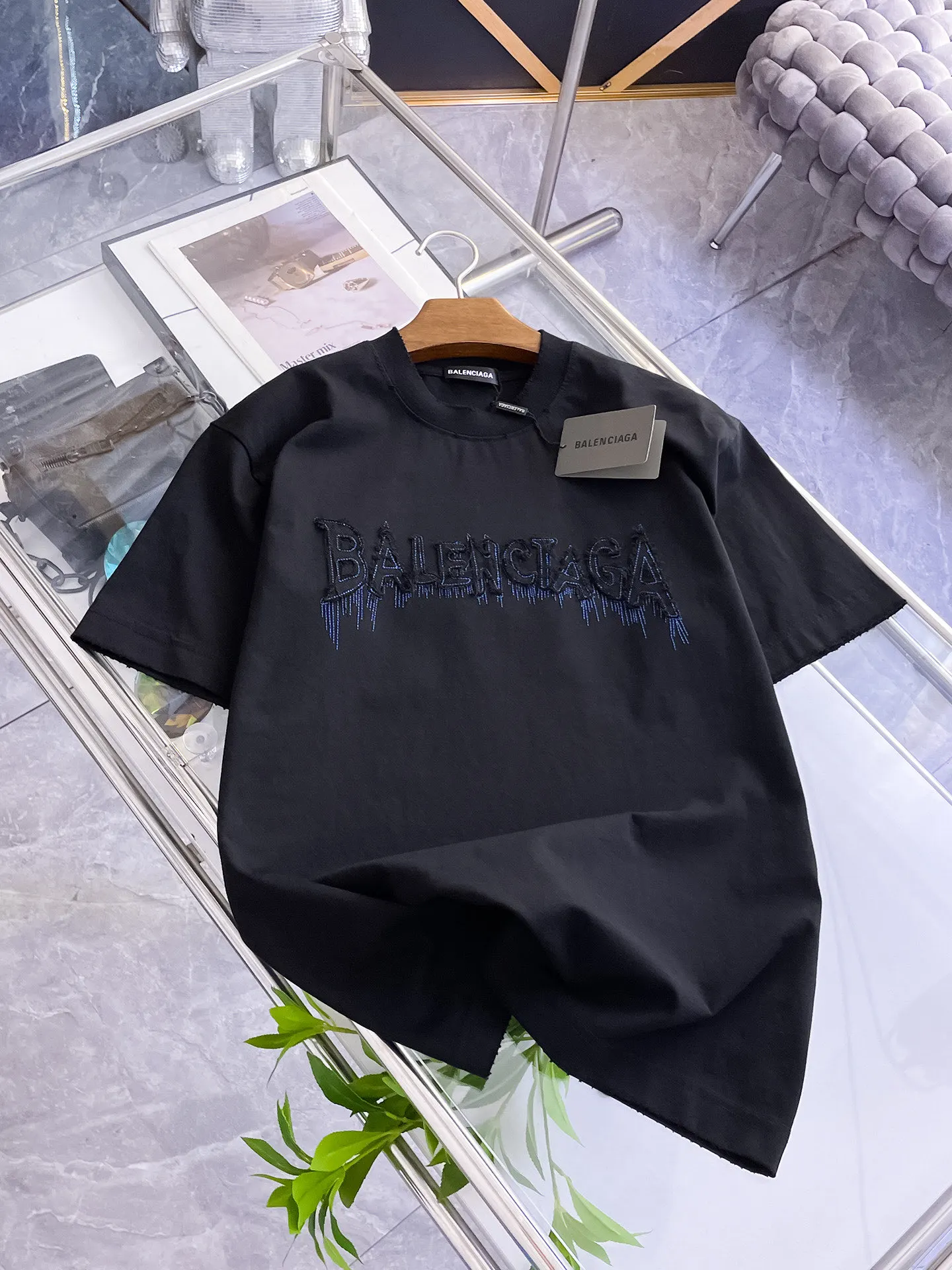 Balenciaga Logo Short Sleeve T-Shirt Street