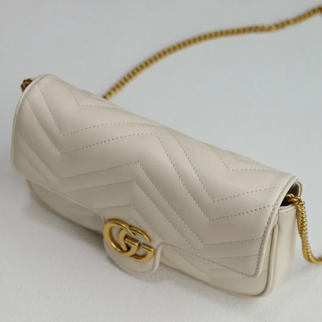 Gucci Marmont 牛皮 鏈條包 精致鏈條款